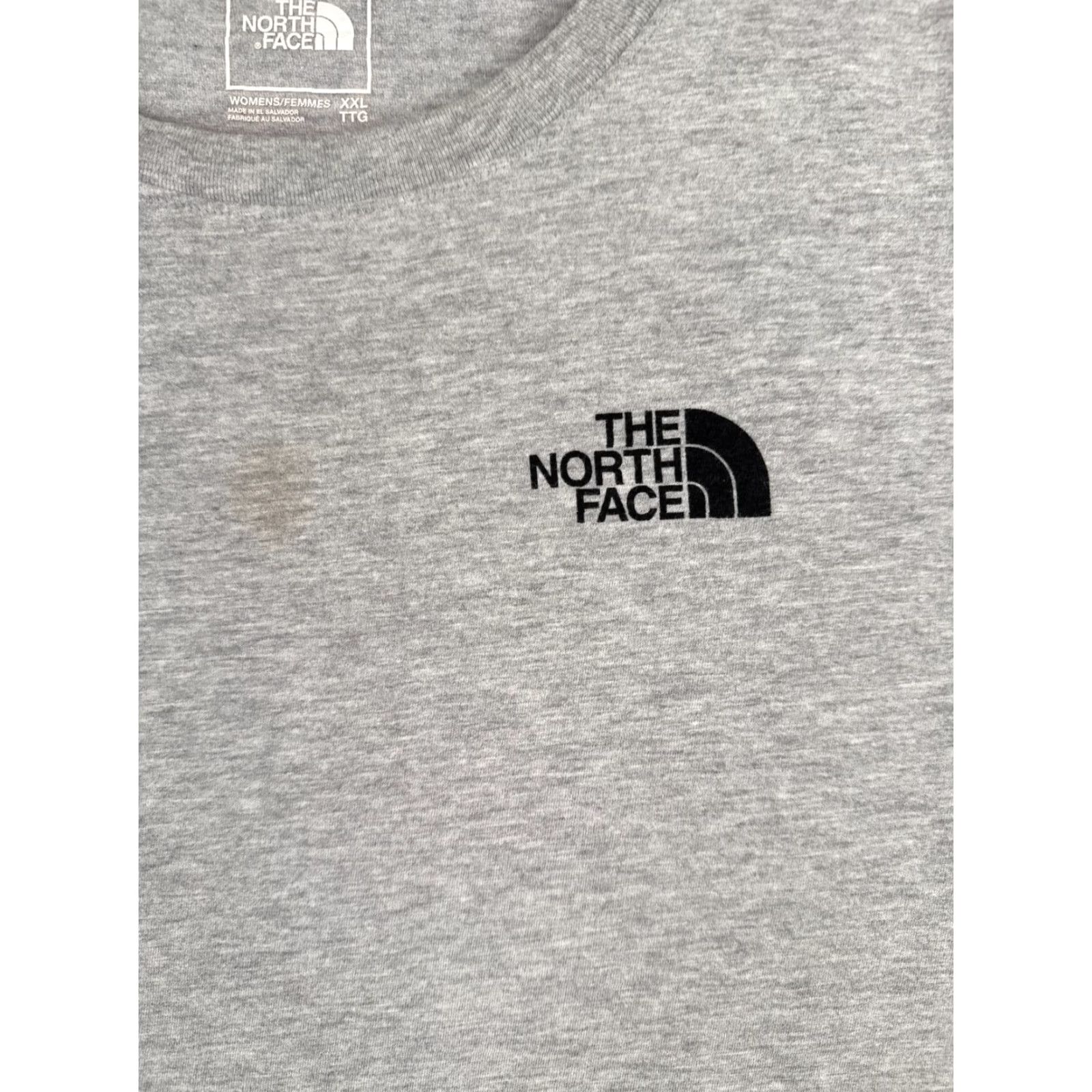 The North Face The North Face Women's 2XL Gray Short Sleeve Cotton Blend T-Shirt Womens Size XXL / US 16-18 / IT 52-54 - 6 Thumbnail