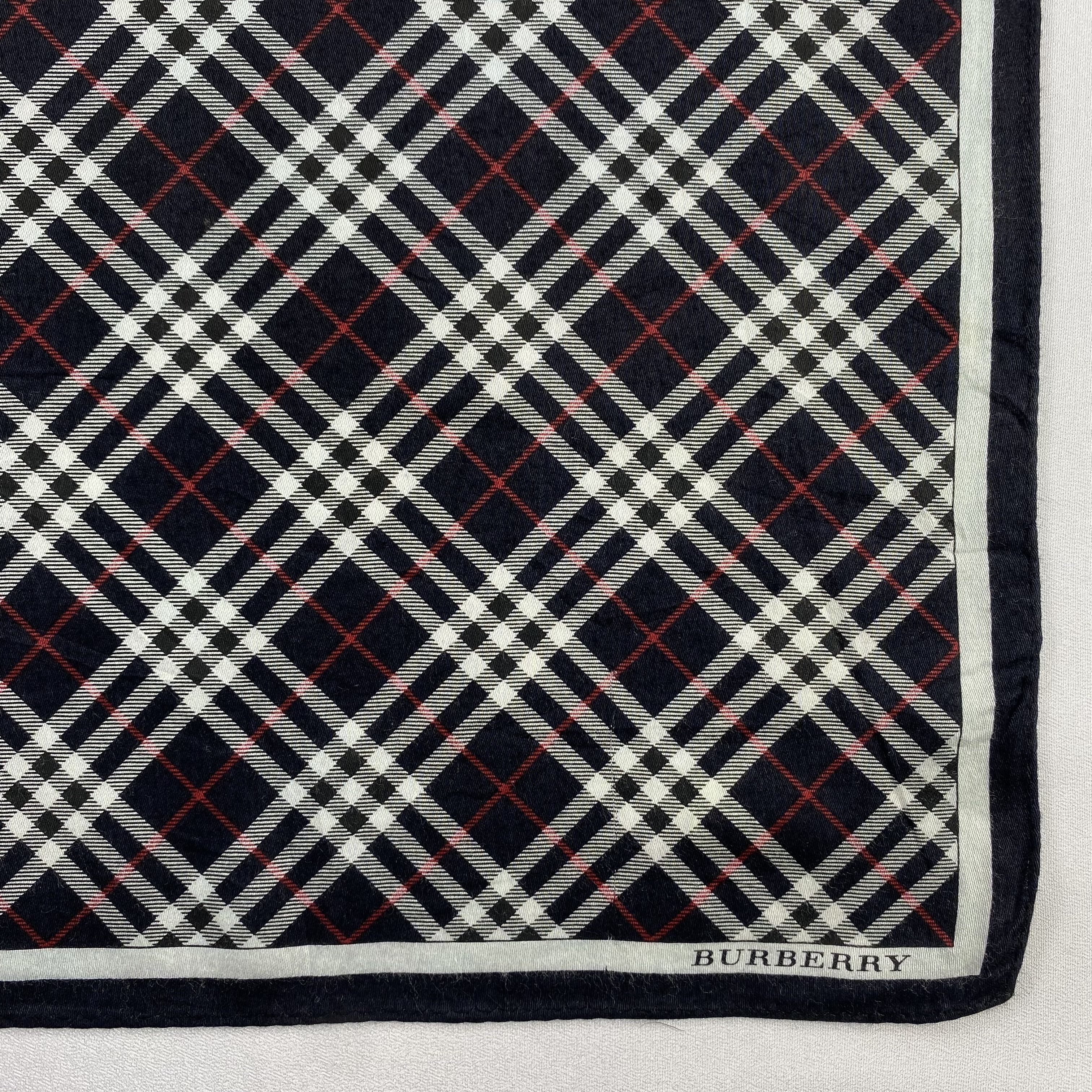 Burberry × Vintage Burberry Handkerchief / Neckerchief / Bandana-P1896 Size ONE SIZE - 3 Thumbnail