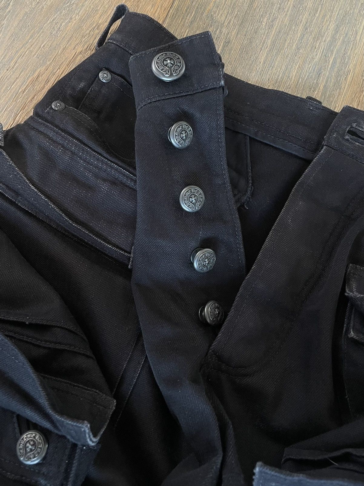 Chrome Hearts Chrome Hearts 9 Pocket Le Fleur Cargo Pants Size US 31 - 4 Thumbnail