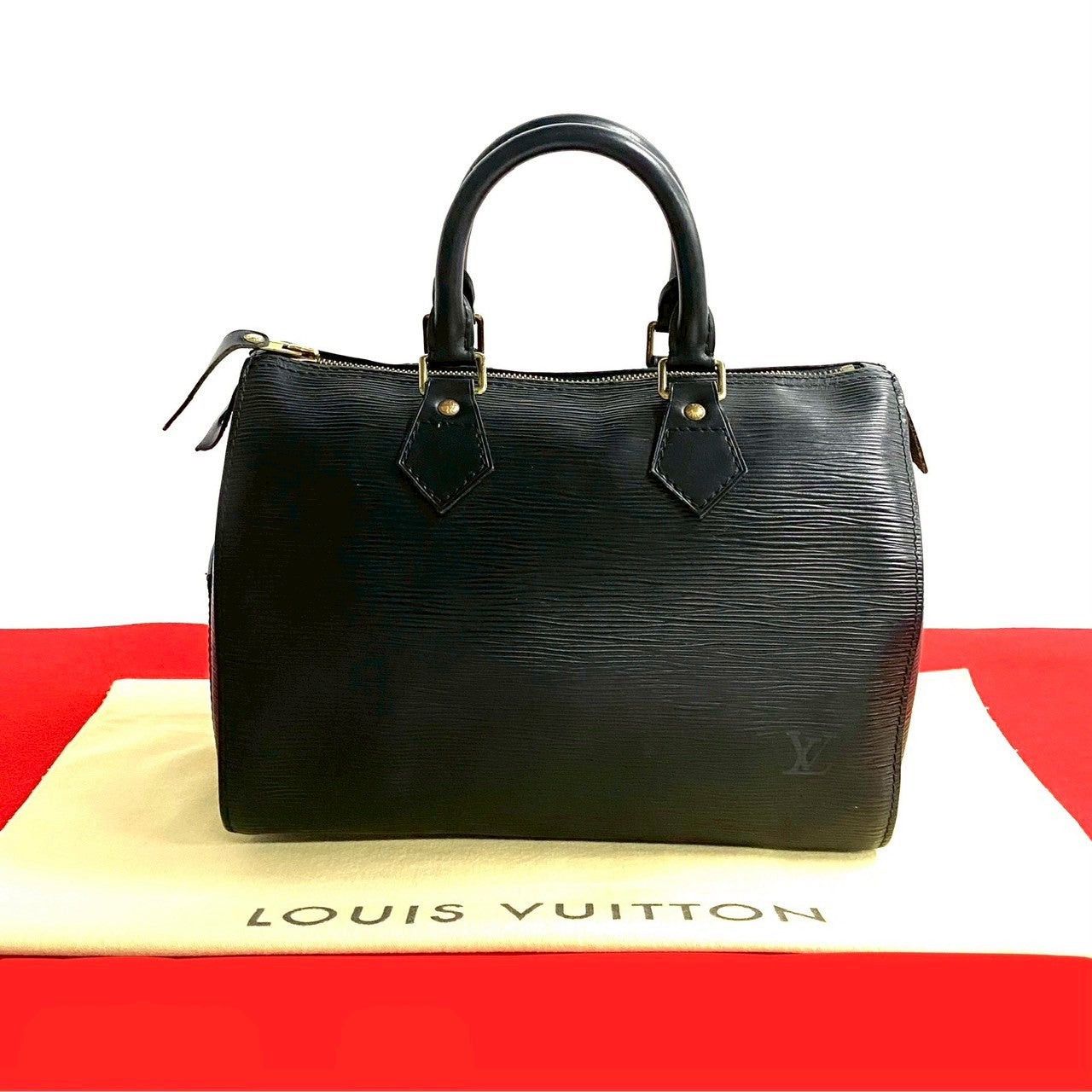 Louis Vuitton Louis Vuitton Handbag Black Leather Size ONE SIZE - 1 Thumbnail