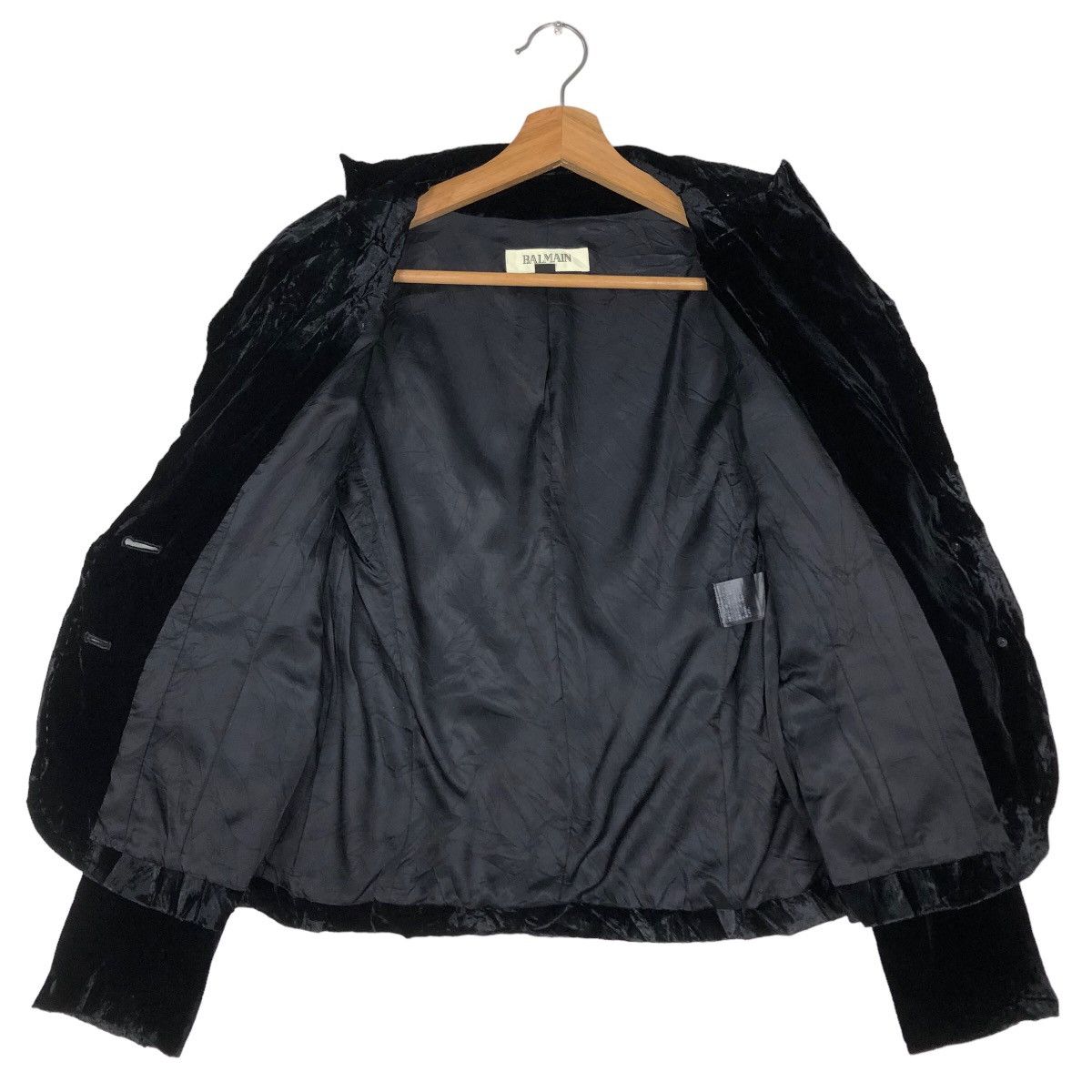 Balmain 🔥Rich Black - Suits Velvet Coats Jacket Balmain Paris Size M / US 6-8 / IT 42-44 - 11 Thumbnail