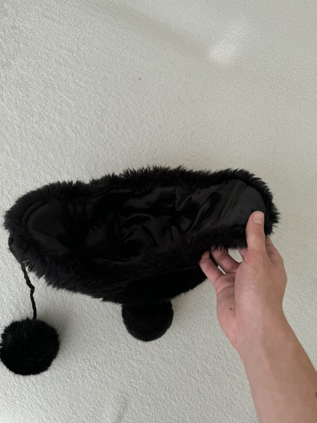 Other Vintage Y2K fuzzy fur ushanka hat punk Japanese mohair Size ONE SIZE - 6 Thumbnail