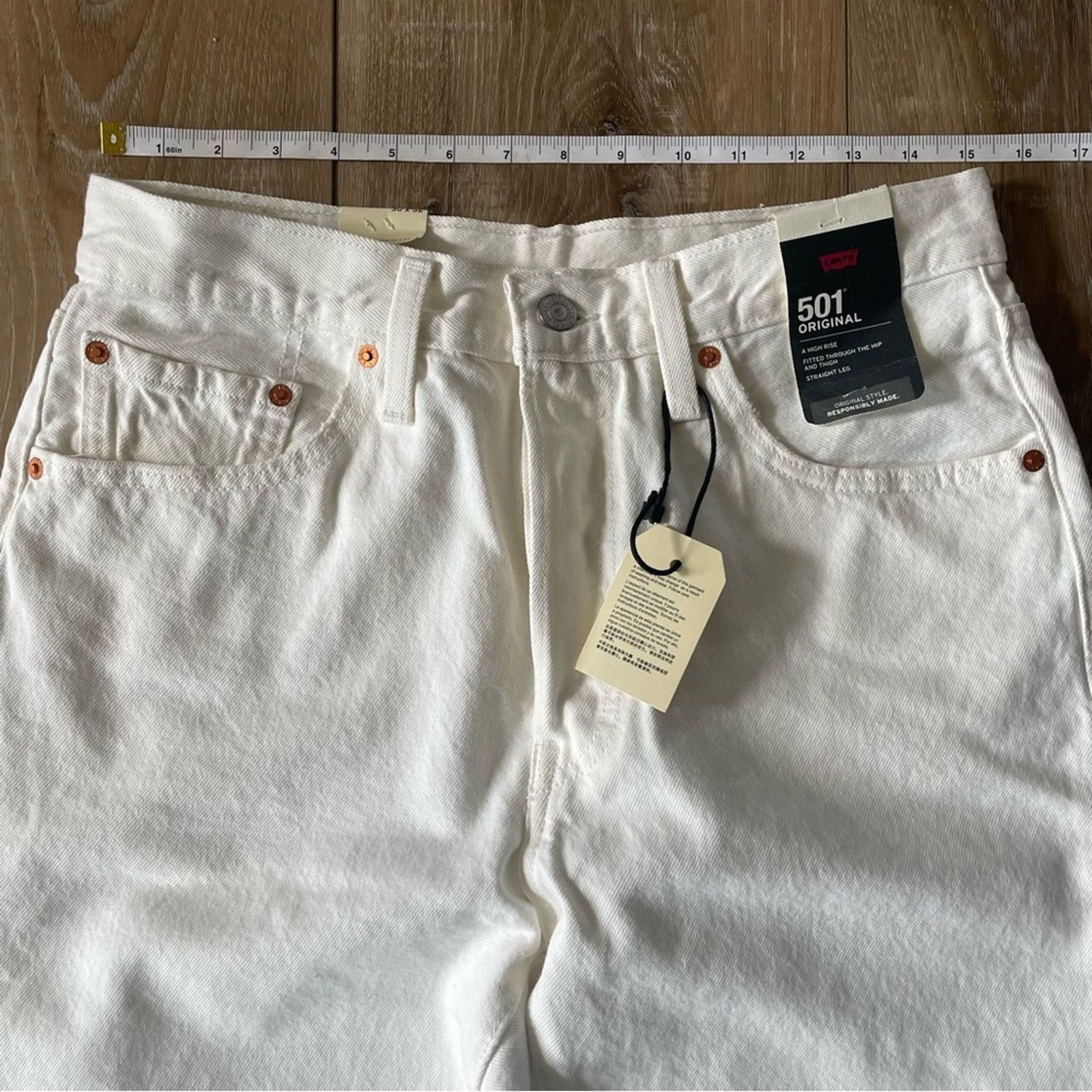 Levi's 501® ORIGINAL FIT WOMEN'S JEANS 30x32 Size 30" / US 8 / IT 44 - 11 Thumbnail