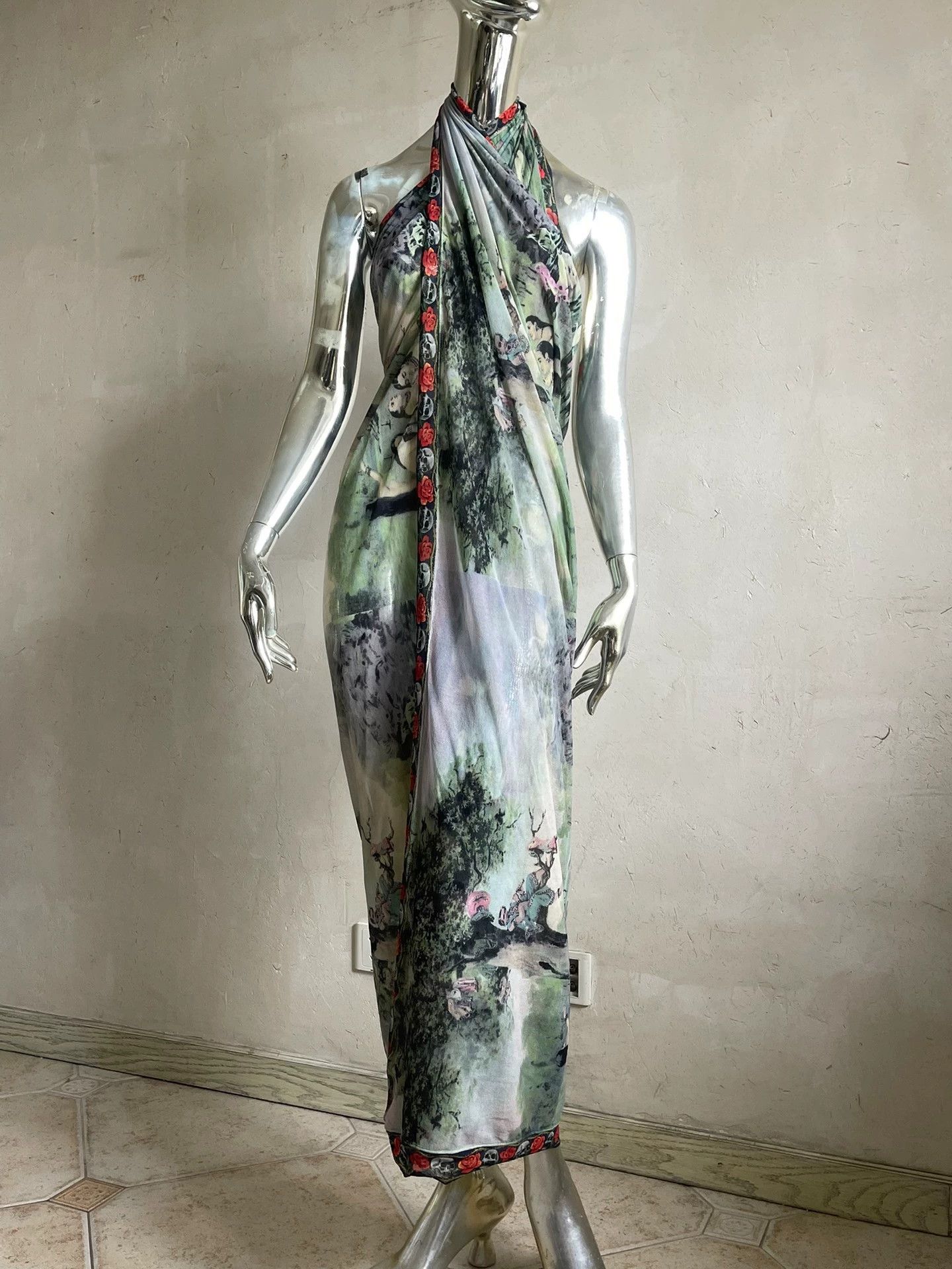Jean Paul Gaultier Jean Paul Gaultier Rare Bather Scarf Multi-Way Size ONE SIZE - 2 Thumbnail