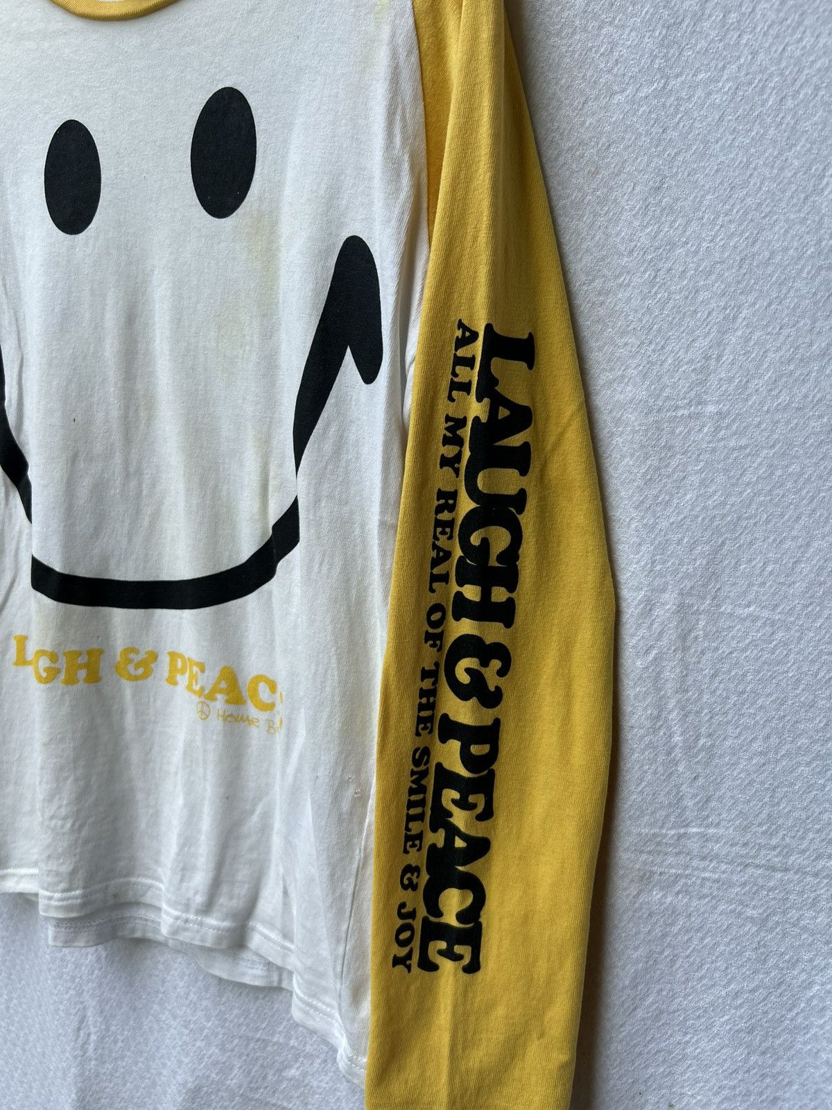 Beauty Beast × Hysteric Glamour × Japanese Brand Home Boys Real of The Smile Laugh & Peace Longsleeve Size US M / EU 48-50 / 2 - 6 Thumbnail
