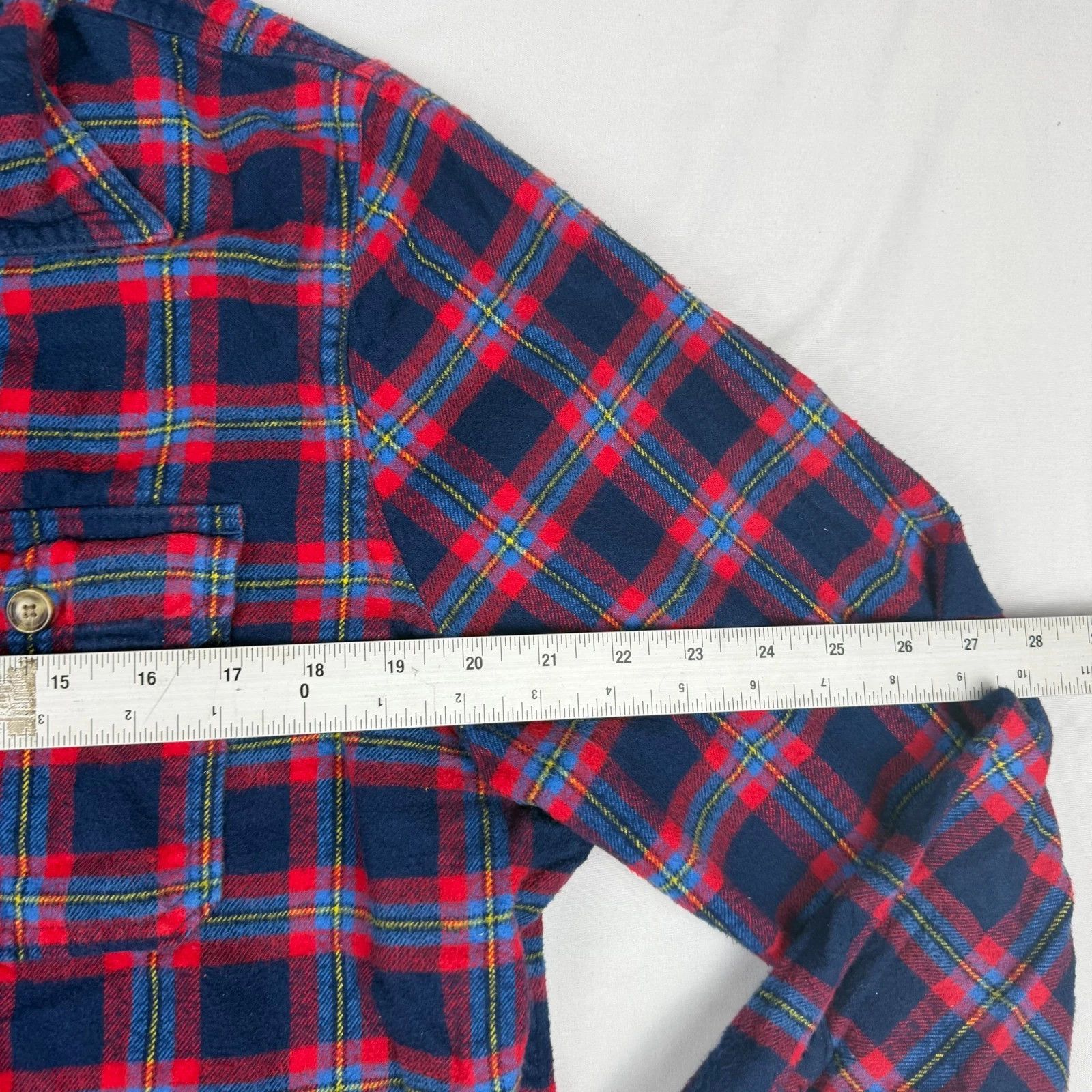 Abercrombie & Fitch Abercrombie & Fitch Vintage Men's XL Long Sleeve Plaid Flann Size US XL / EU 56 / 4 - 4 Thumbnail