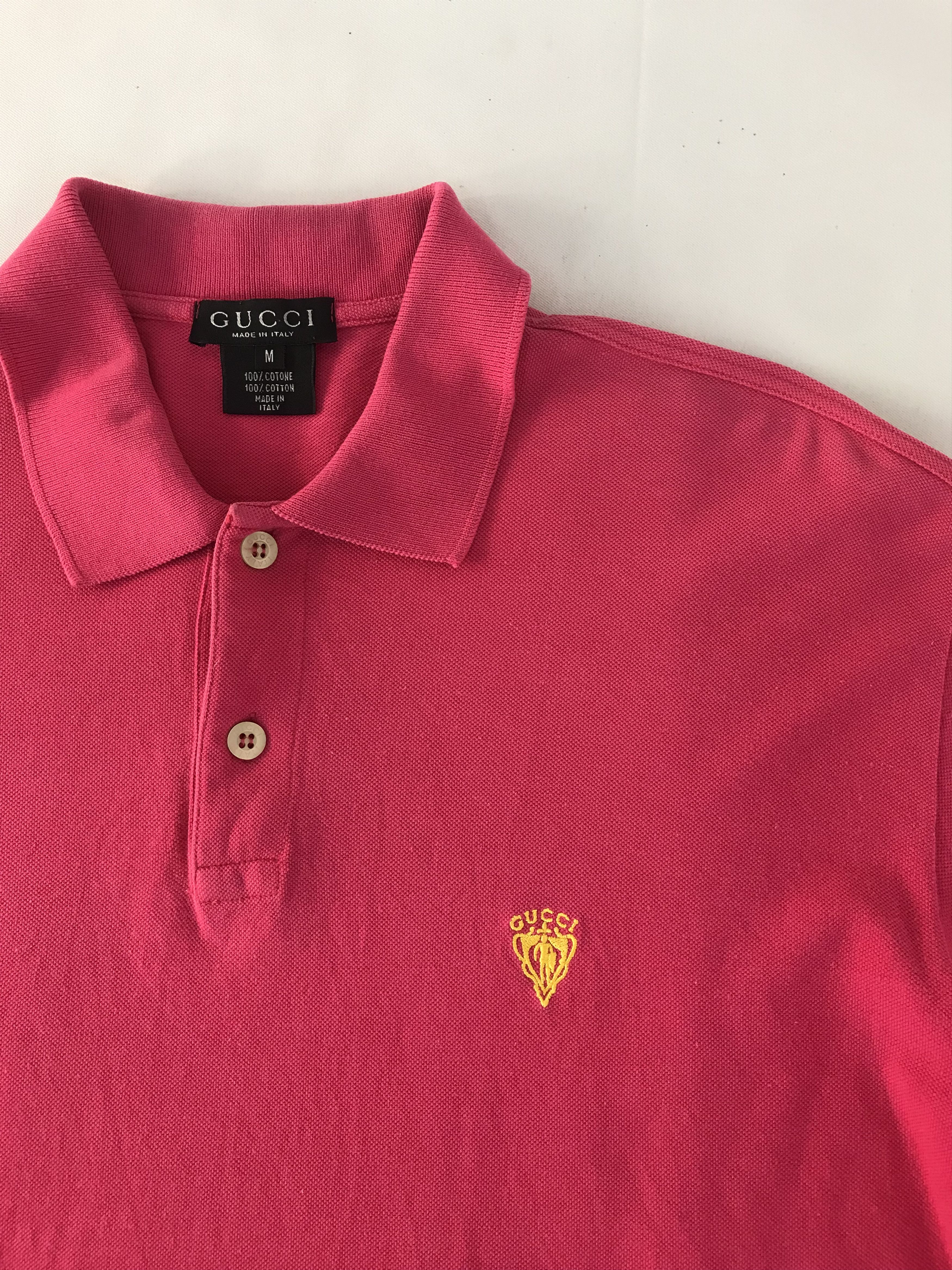 Gucci Gucci Plain Emboidery Logo Longsleeve Polo Tee Size US L / EU 52-54 / 3 - 4 Thumbnail