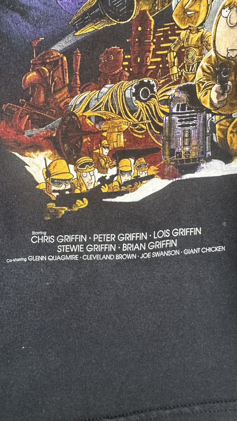 Vintage VINTAGE FAMILY GUYS STAR WARS TEE Size US M / EU 48-50 / 2 - 3 Thumbnail