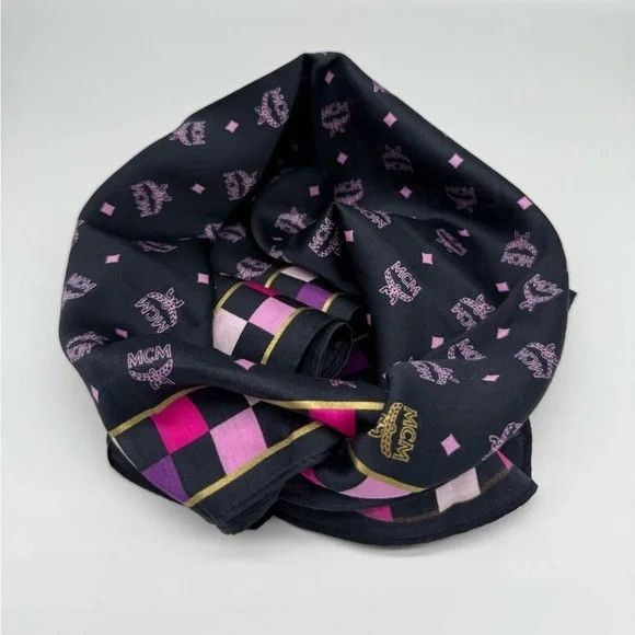 MCM Vintage MCM Silk Scarf – Japan Exclusive Size ONE SIZE - 2 Thumbnail