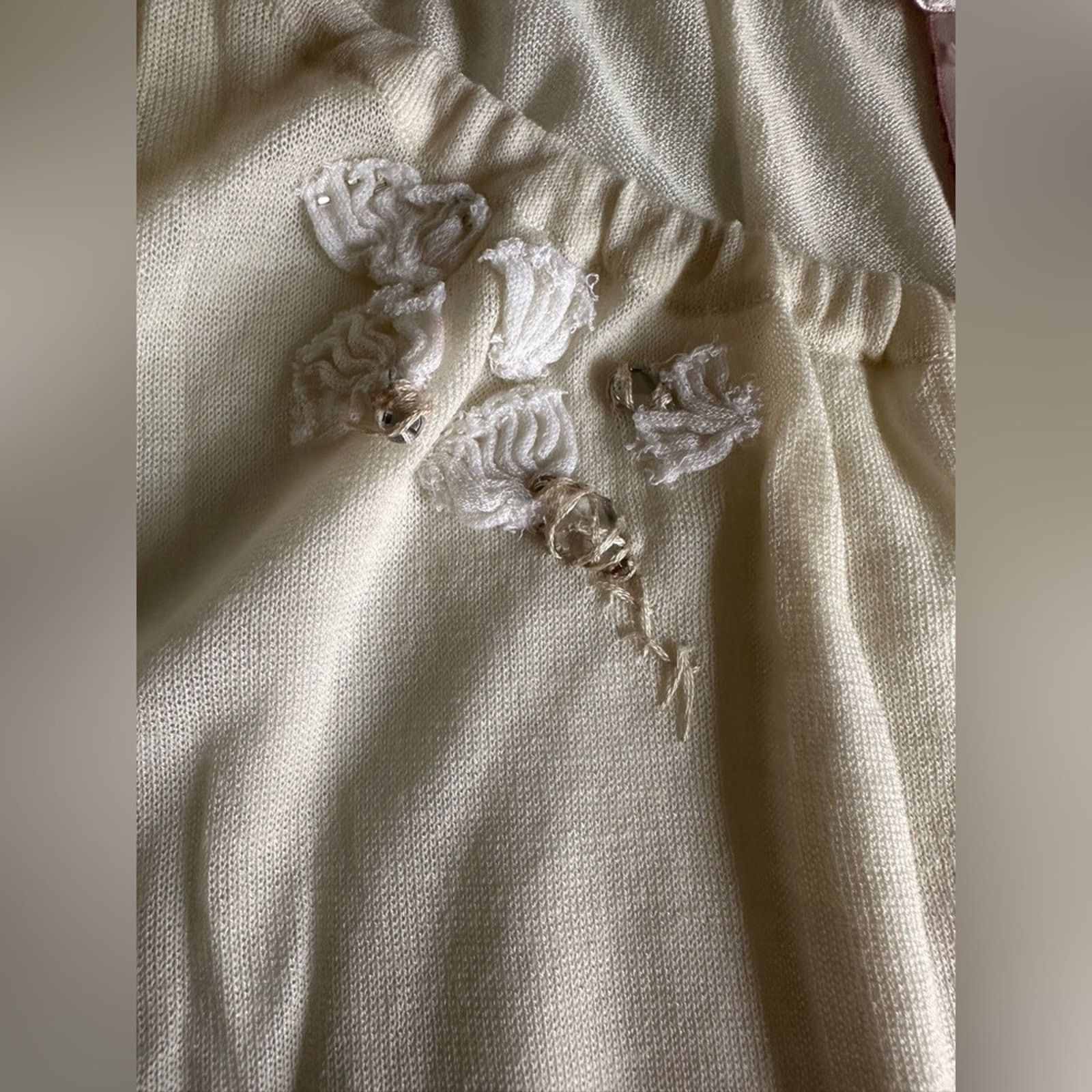 Rebecca Taylor Rebecca Taylor Cream Button Down Blouse L Size L / US 10 / IT 46 - 7 Thumbnail