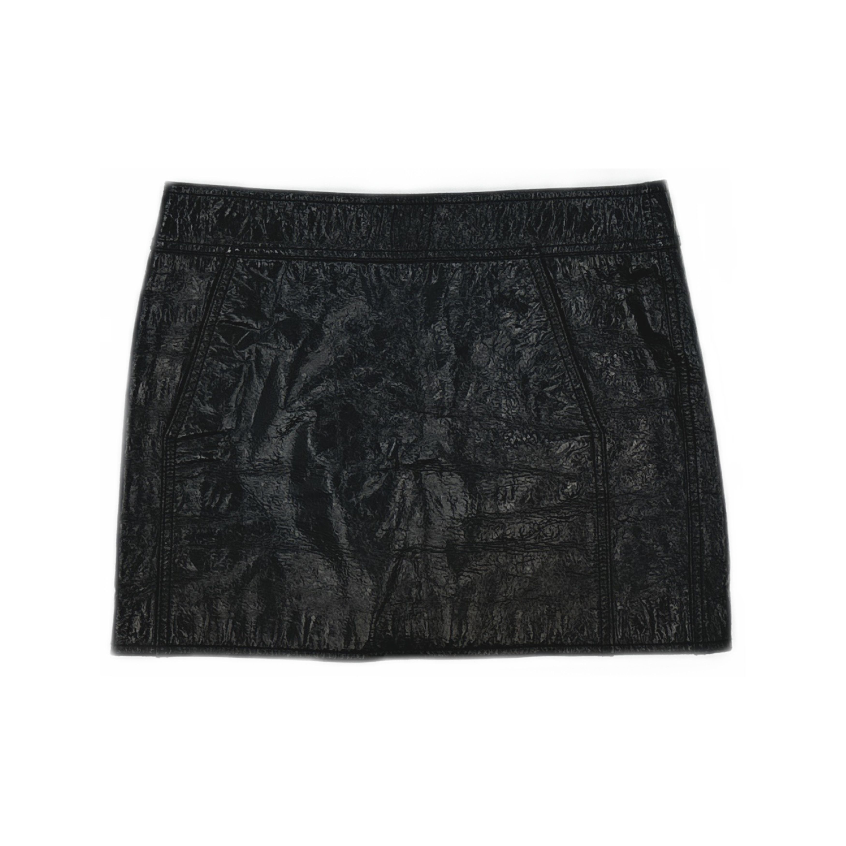 Saint Laurent Paris Saint Laurent Leather Mini Skirt Size 36 Size 26" / US 2 / IT 38 - 1 Thumbnail