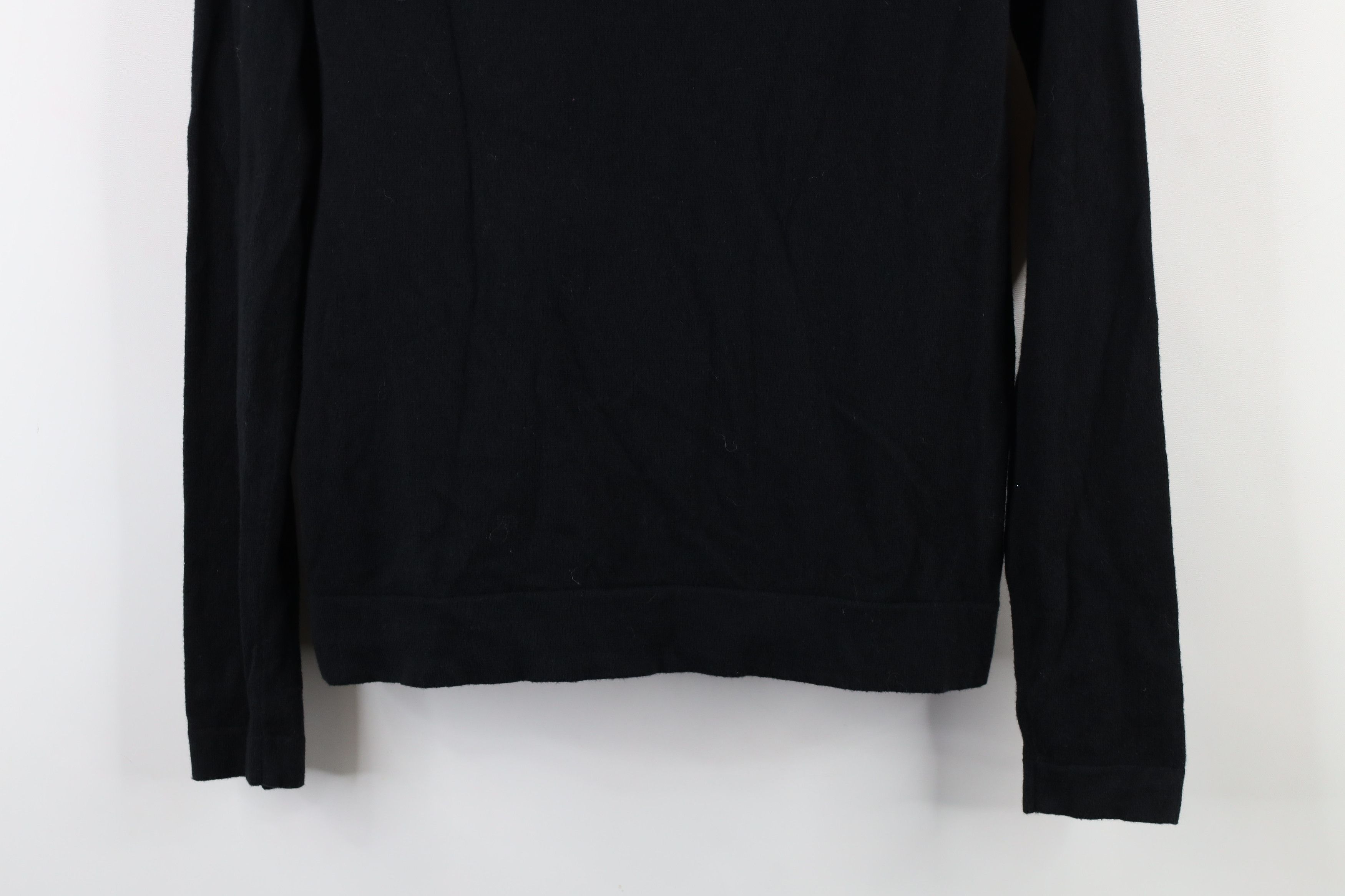 Lands' End × Vintage Vintage Lands End Duck Cashmere Blend Knit Sweater Black Size S / US 4 / IT 40 - 10 Thumbnail
