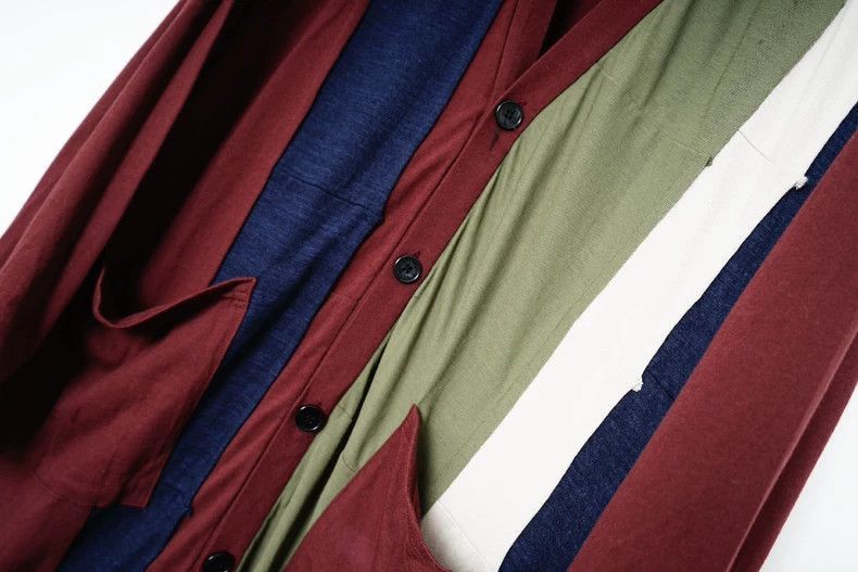 Yohji Yamamoto Yohji Yamamoto Yohji Yamamoto Color Blocked Cardigan Shirt Size US M / EU 48-50 / 2 - 6 Thumbnail
