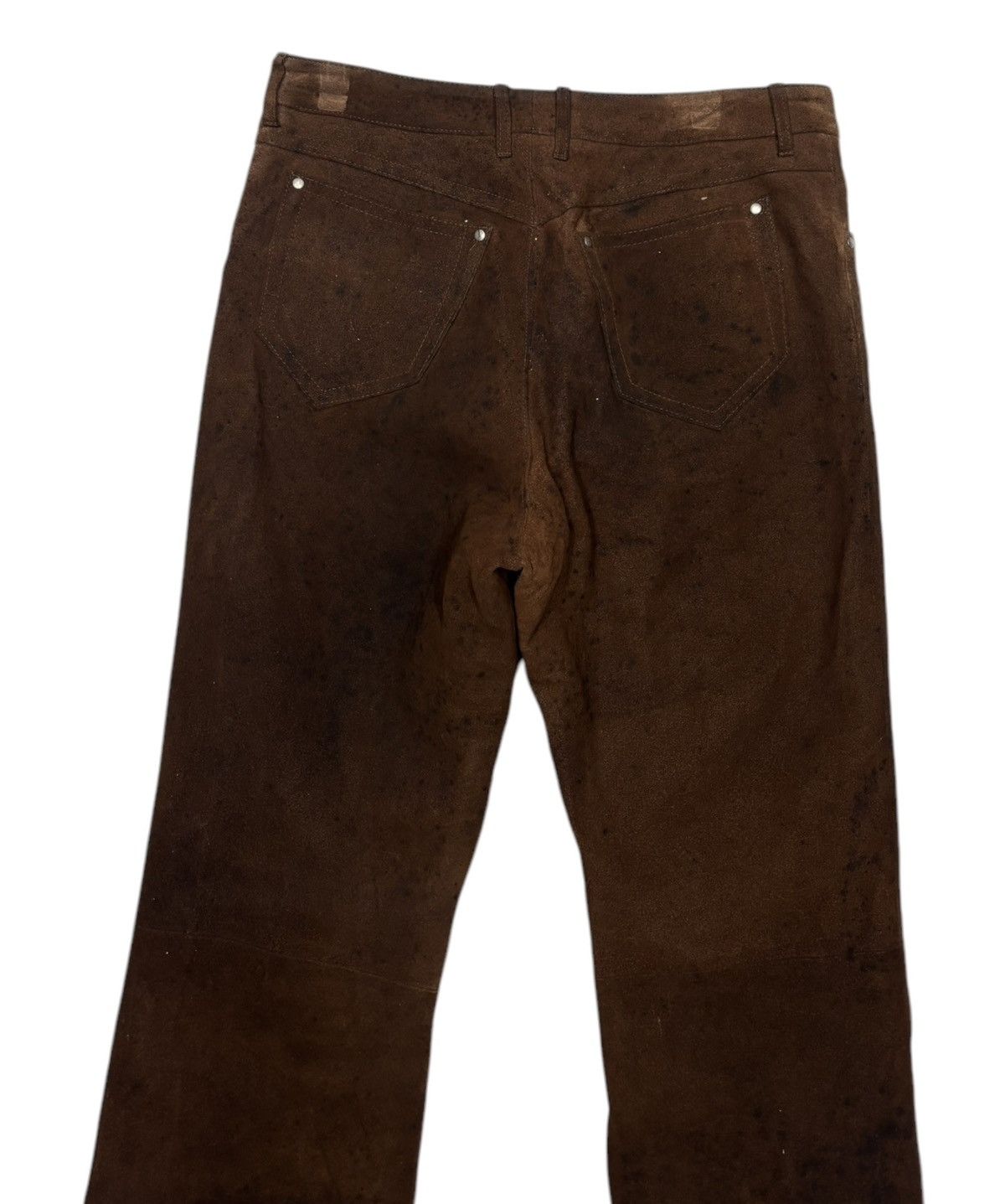 Genuine Leather Vintage Monsieur Nicole Cowhide Leather Pants Cowboy Size US 30 / EU 46 - 8 Thumbnail