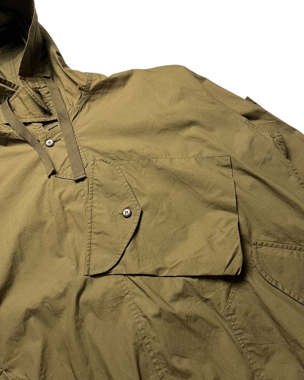 Aspesi Aspesi British Anorak Pullover Parka Size US XL / EU 56 / 4 - 4 Thumbnail