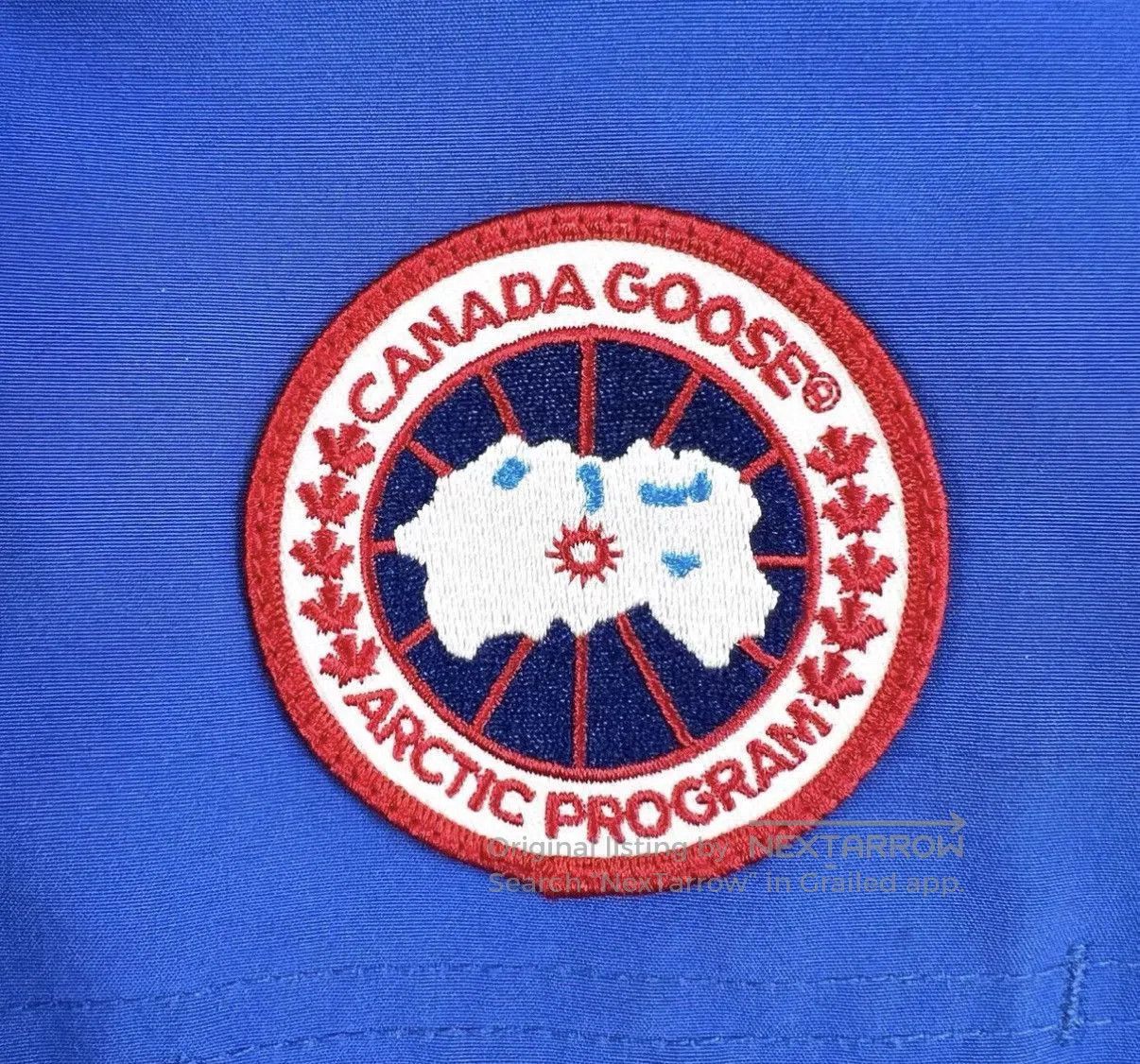 Canada Goose Blue Heavy Winter Coat with Fur Hood. Size US XS / EU 42 / 0 - 5 Thumbnail