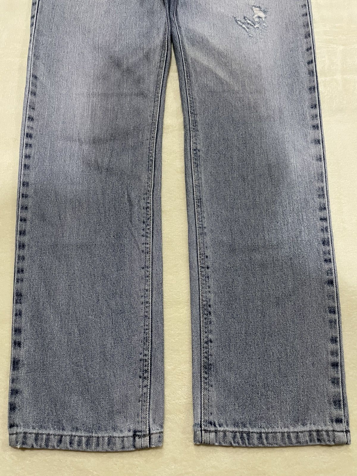 Edwin Vintage Edwin Sand Washed Distress Ripped Jeans Size US 32 / EU 48 - 3 Thumbnail