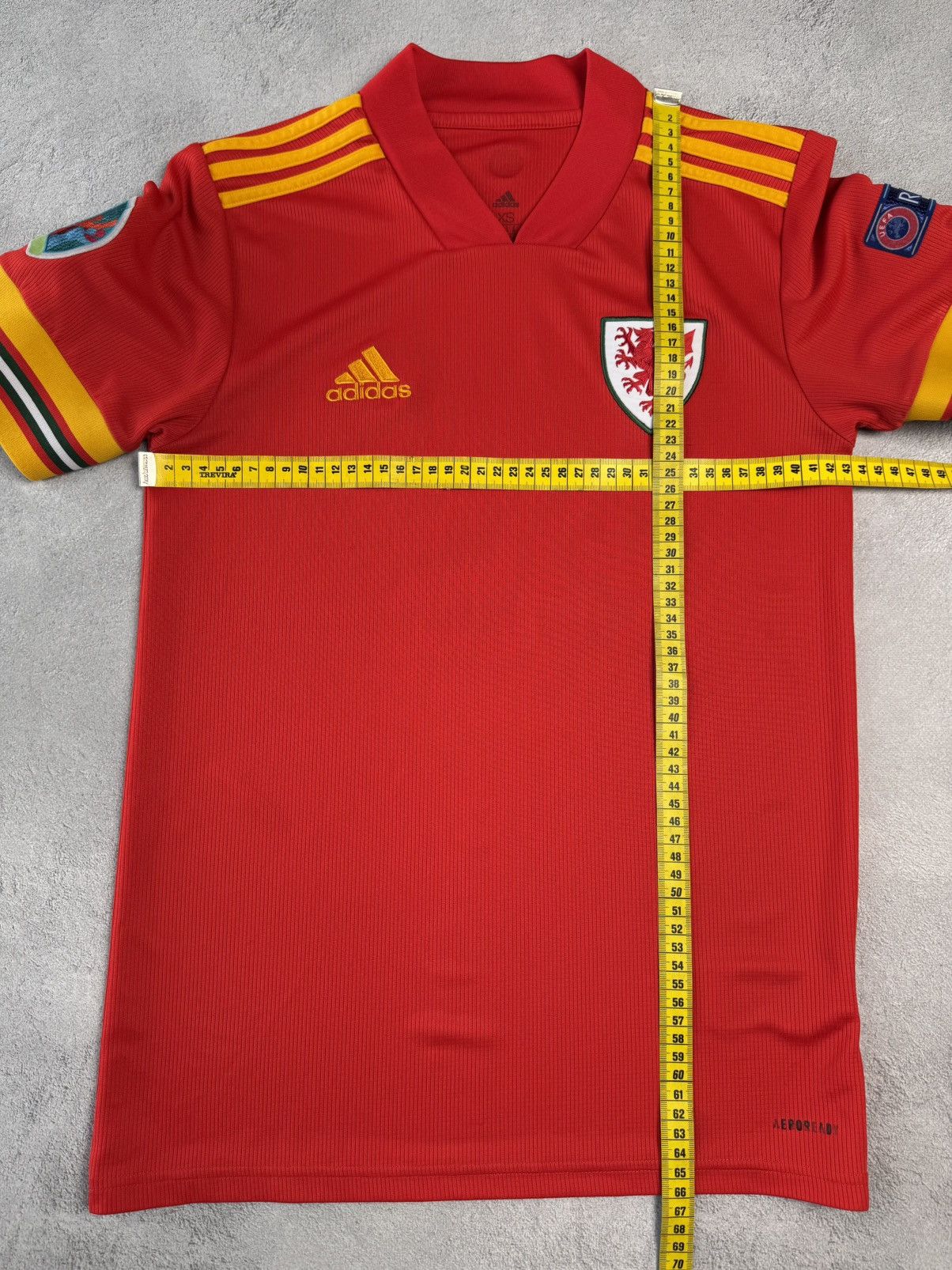 Adidas Wales 2020 2021 Home Football Shirt Soccer Jersey Adidas Size US XS / EU 42 / 0 - 14 Thumbnail