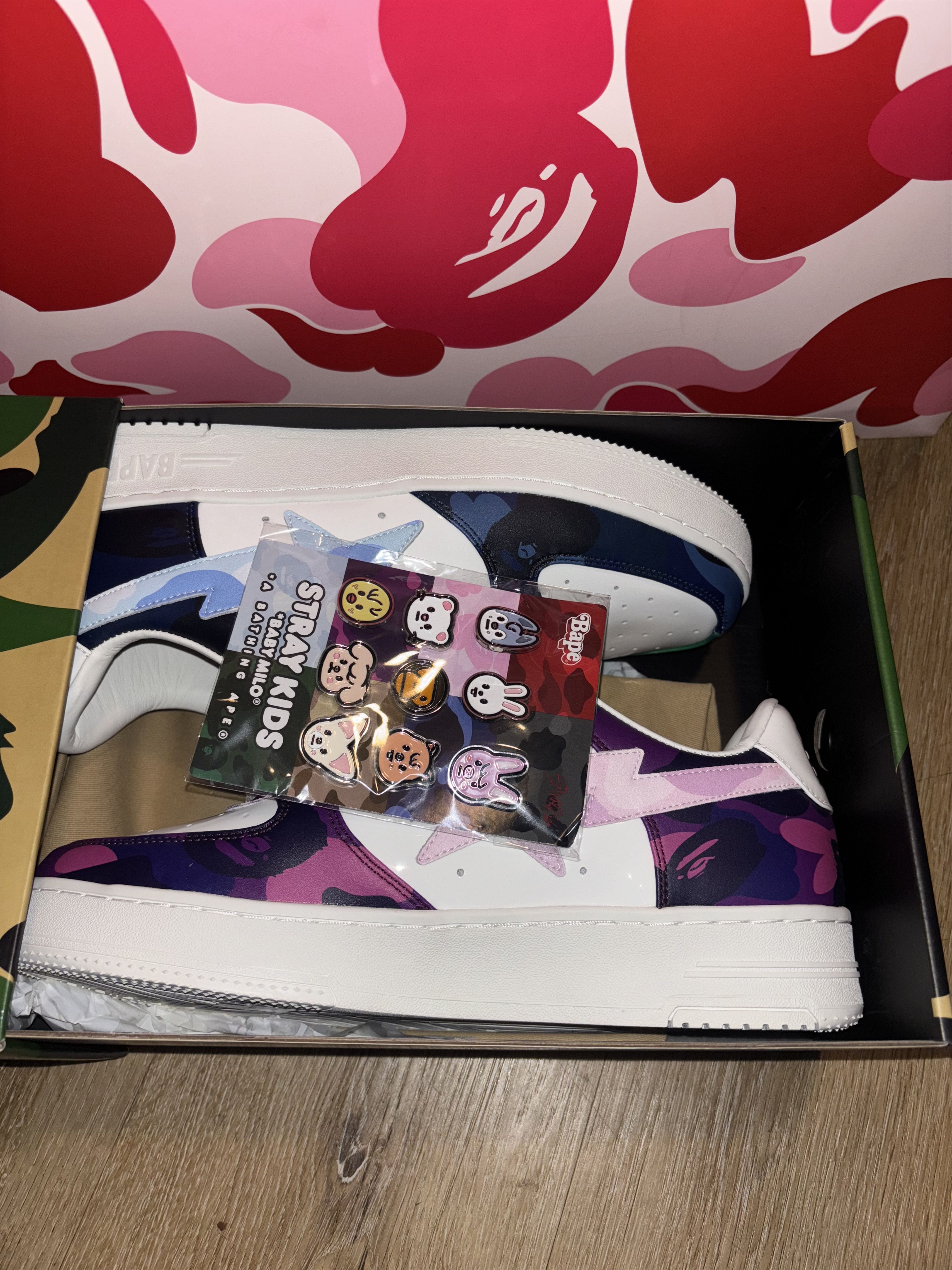 Bape BAPE x Stray Kids US Men’s 12 Shoes Brand New Authentic Size US 12 / EU 45 - 12 Thumbnail