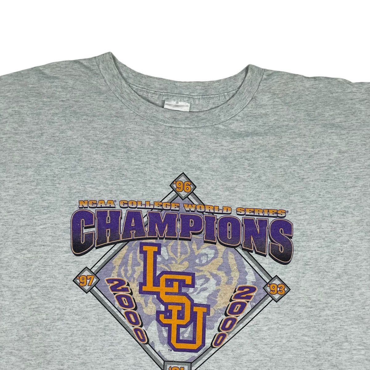 MLB Vintage 2000 LSU Tigers Baseball Champions Tee Size US XXL / EU 58 / 5 - 3 Thumbnail