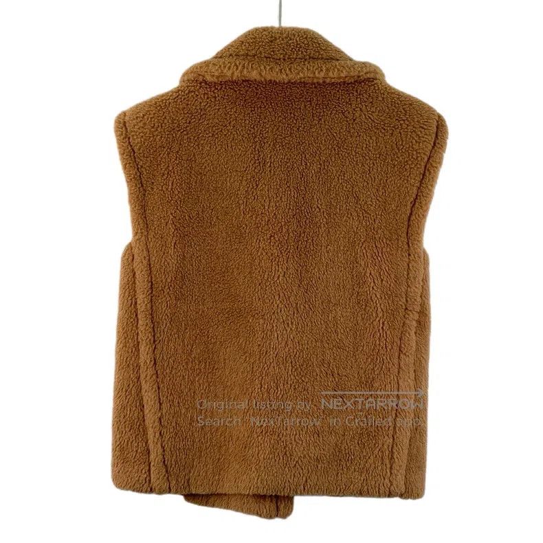 Max Mara Max Mara Dark Brown Teddy Camel Hair Reversible Double Bre Size M / US 6-8 / IT 42-44 - 2 Thumbnail