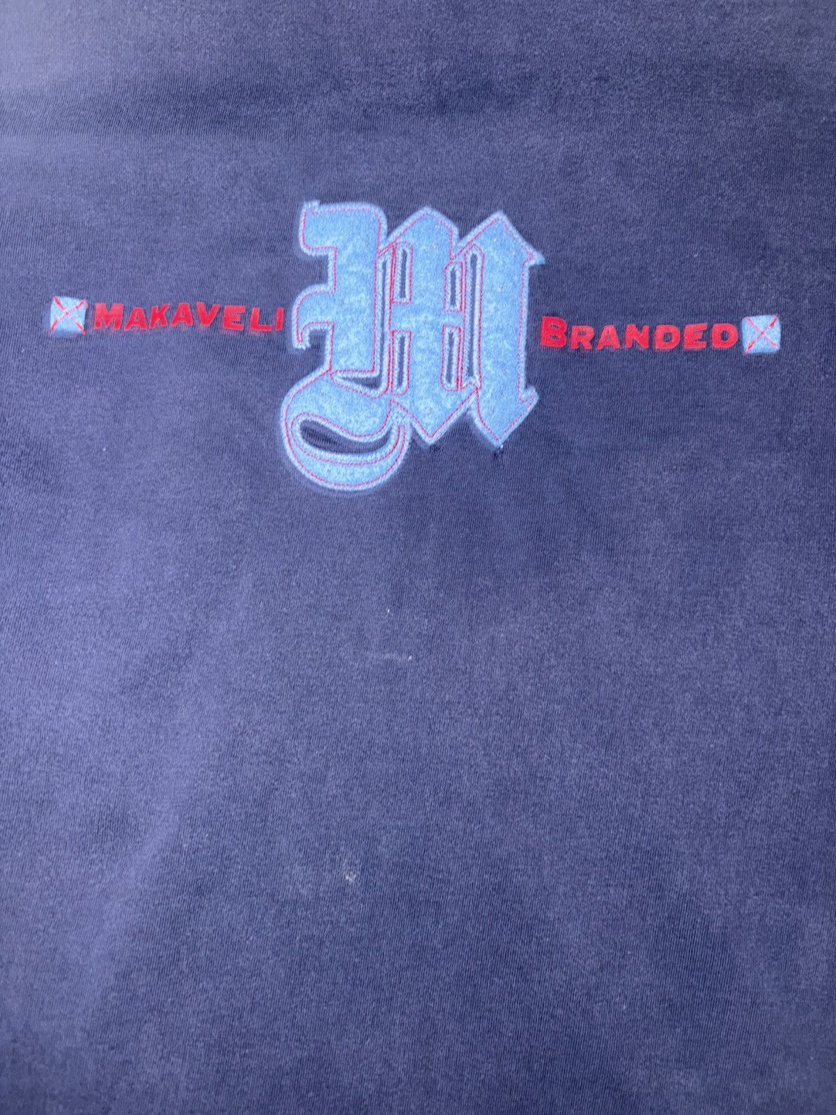 Makaveli Makaveli navy shirt long-sleeve sz S supreme stussy y2k wu Size US S / EU 44-46 / 1 - 2 Thumbnail
