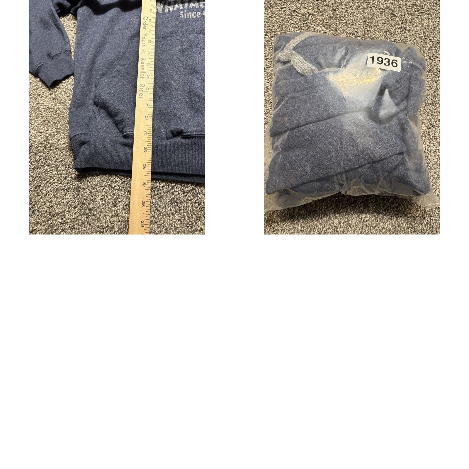 Vintage Whataburger Hoodie Mens Large Blue Fleece Size US L / EU 52-54 / 3 - 8 Thumbnail