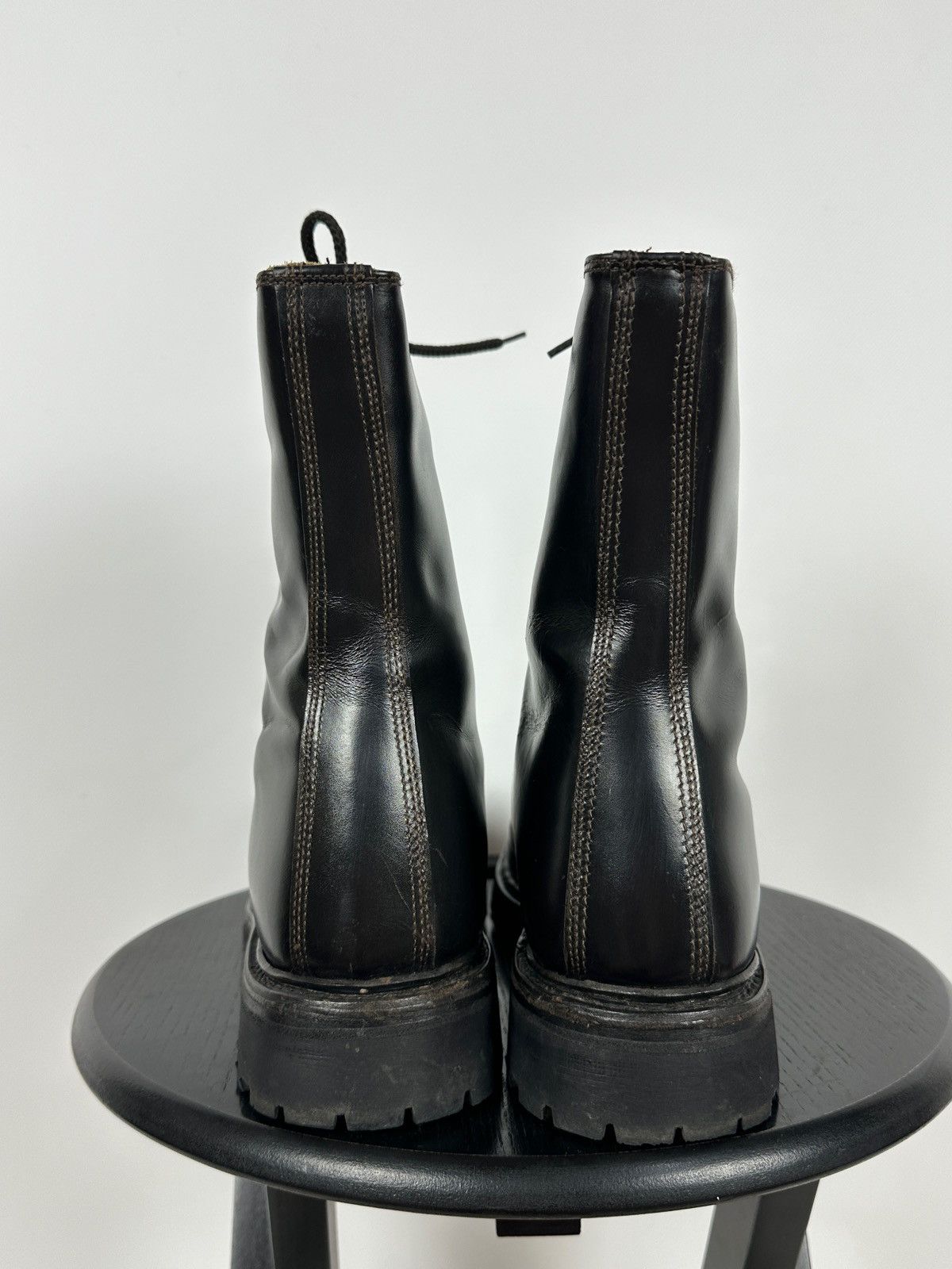 Vintage Vintage Italy Army Paratrooper Combat Brown Leather Boots Size US 8 / EU 41 - 10 Thumbnail