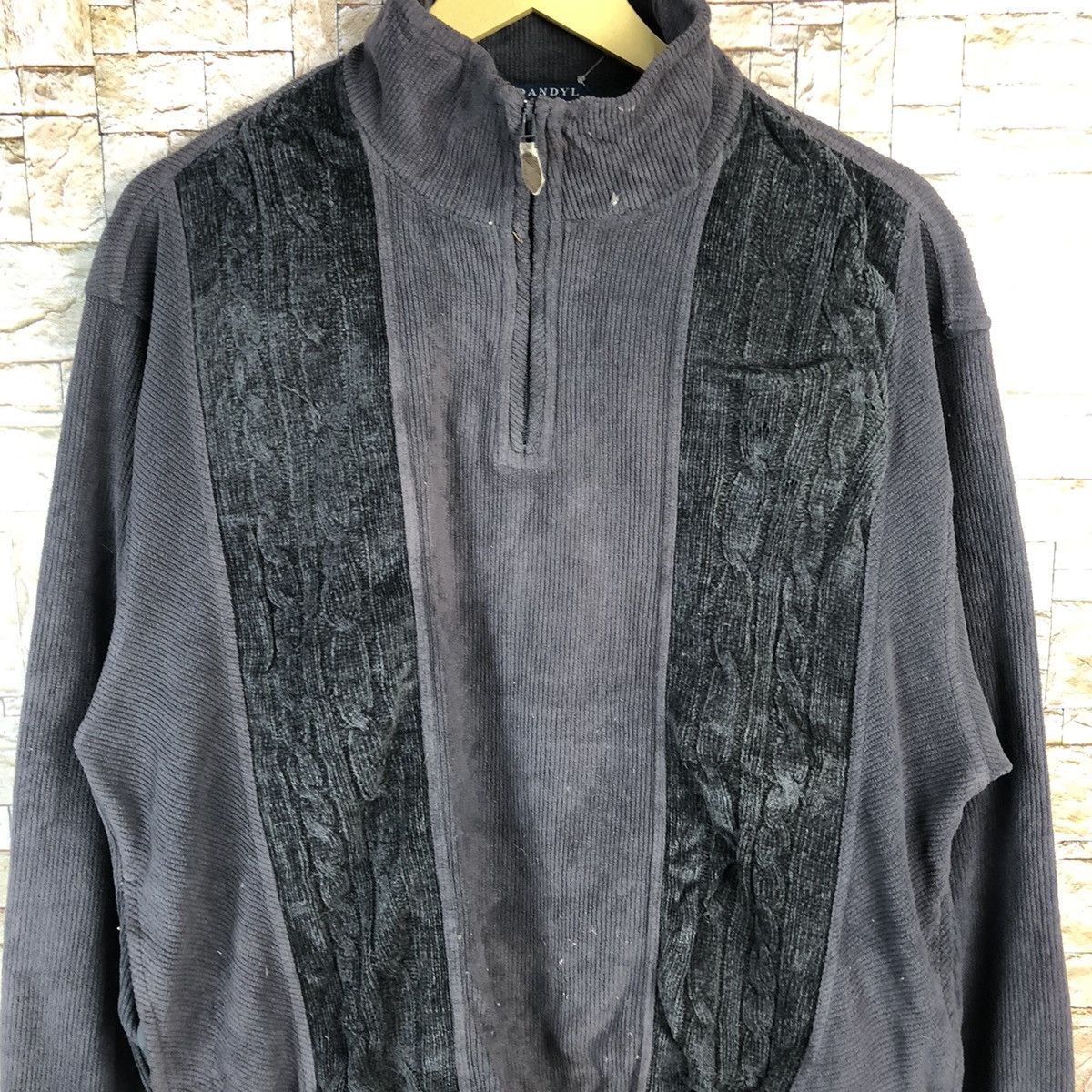 Japanese Brand × Vintage Pandly Black vintage jacket Knitwear #A833 Size US L / EU 52-54 / 3 - 9 Thumbnail