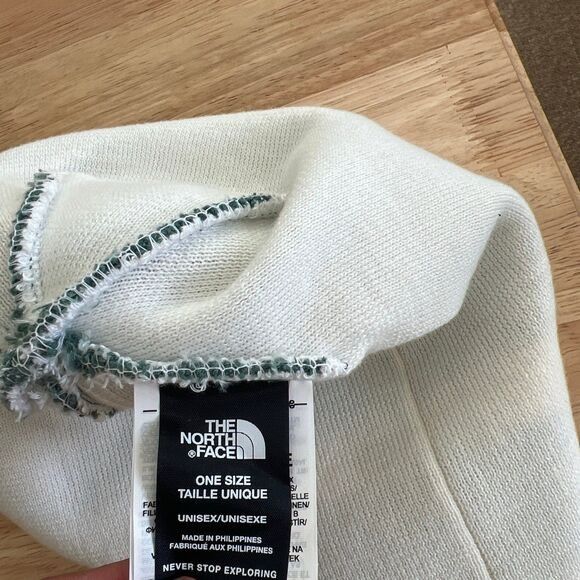 The North Face The North Face Striped Knit Beanie Unisex One Size Green & W Size ONE SIZE - 4 Thumbnail