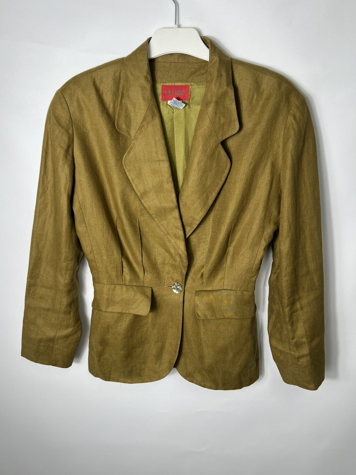 Vintage luxury Kenzo one-button blazer