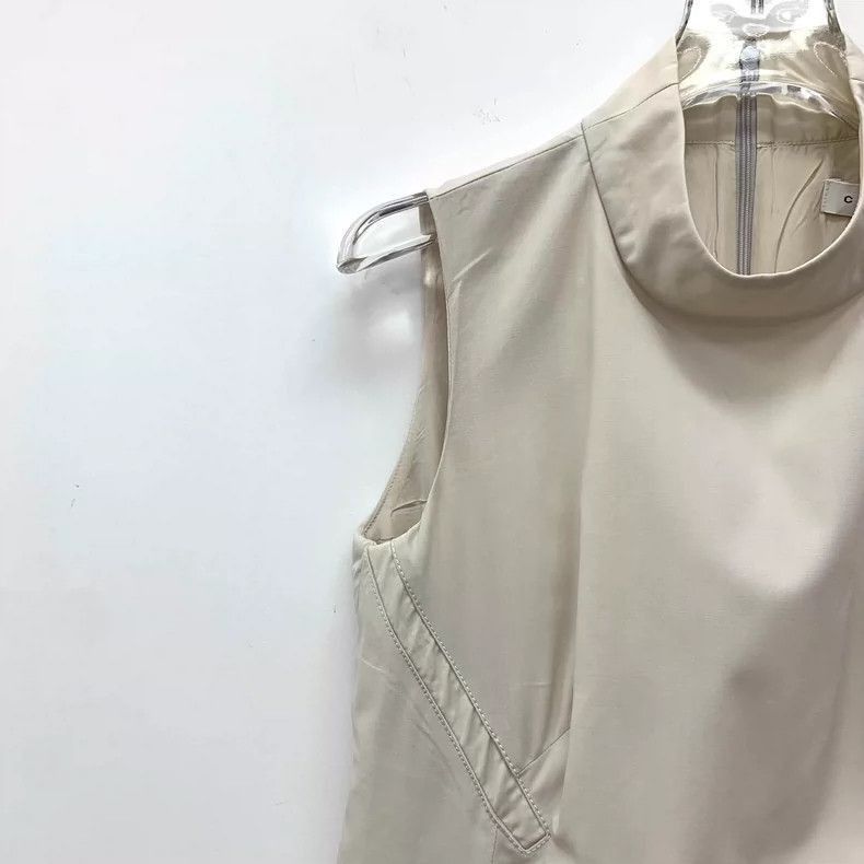 Celine Celine Irregular Design Sleeveless Wool Dress Size M / US 6-8 / IT 42-44 - 3 Thumbnail