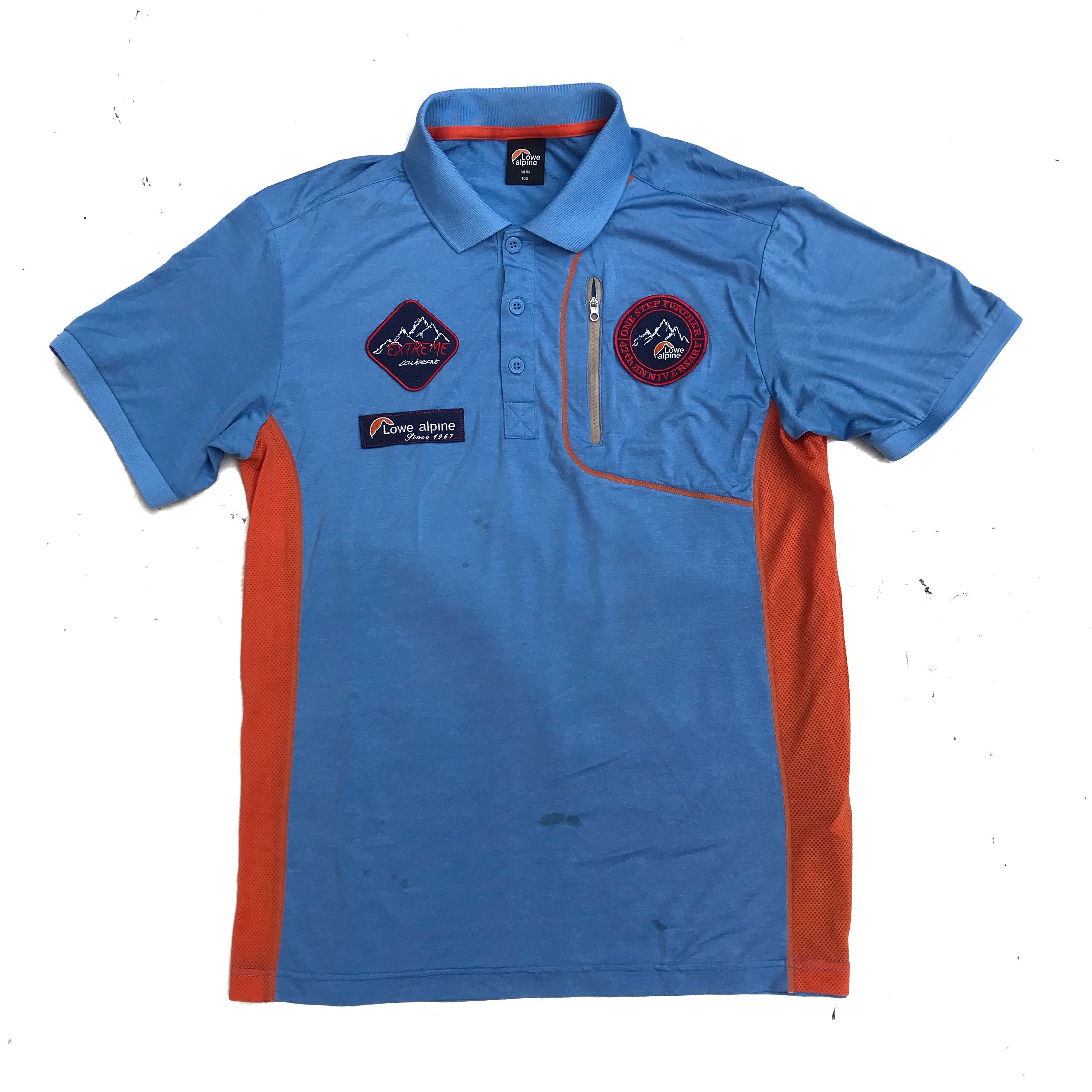 Other Lowe Alpine blue Polo Shirt vintage patch of mountain Size US M / EU 48-50 / 2 - 10 Thumbnail