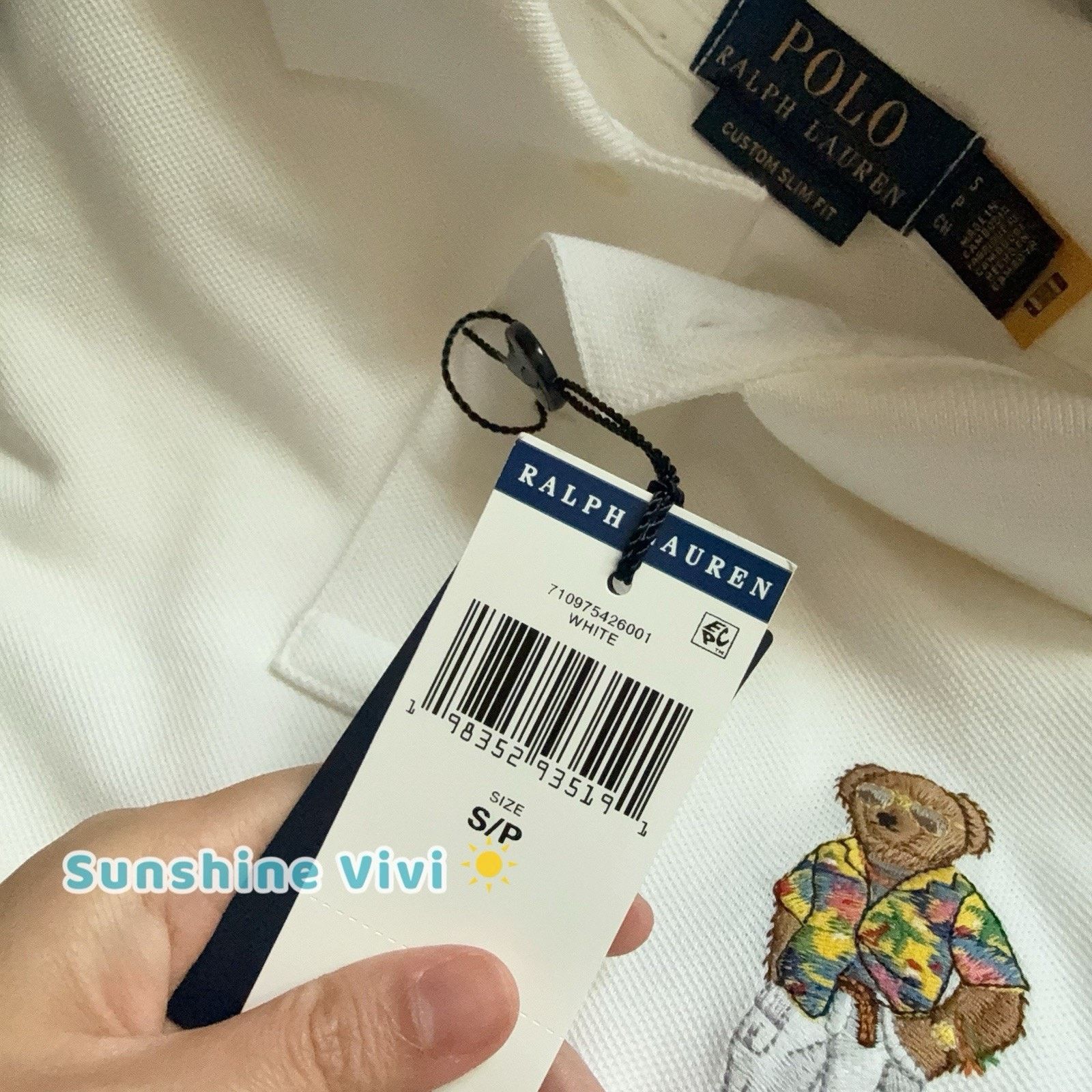 Ralph Lauren NWT Polo Ralph Lauren Custom Slim Fit Polo Bear Men's Small Size US S / EU 44-46 / 1 - 4 Thumbnail