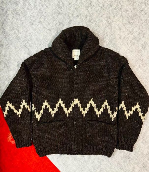 visvim COWICHAN SB HAND KNIT F.Z. 22aw - トップス