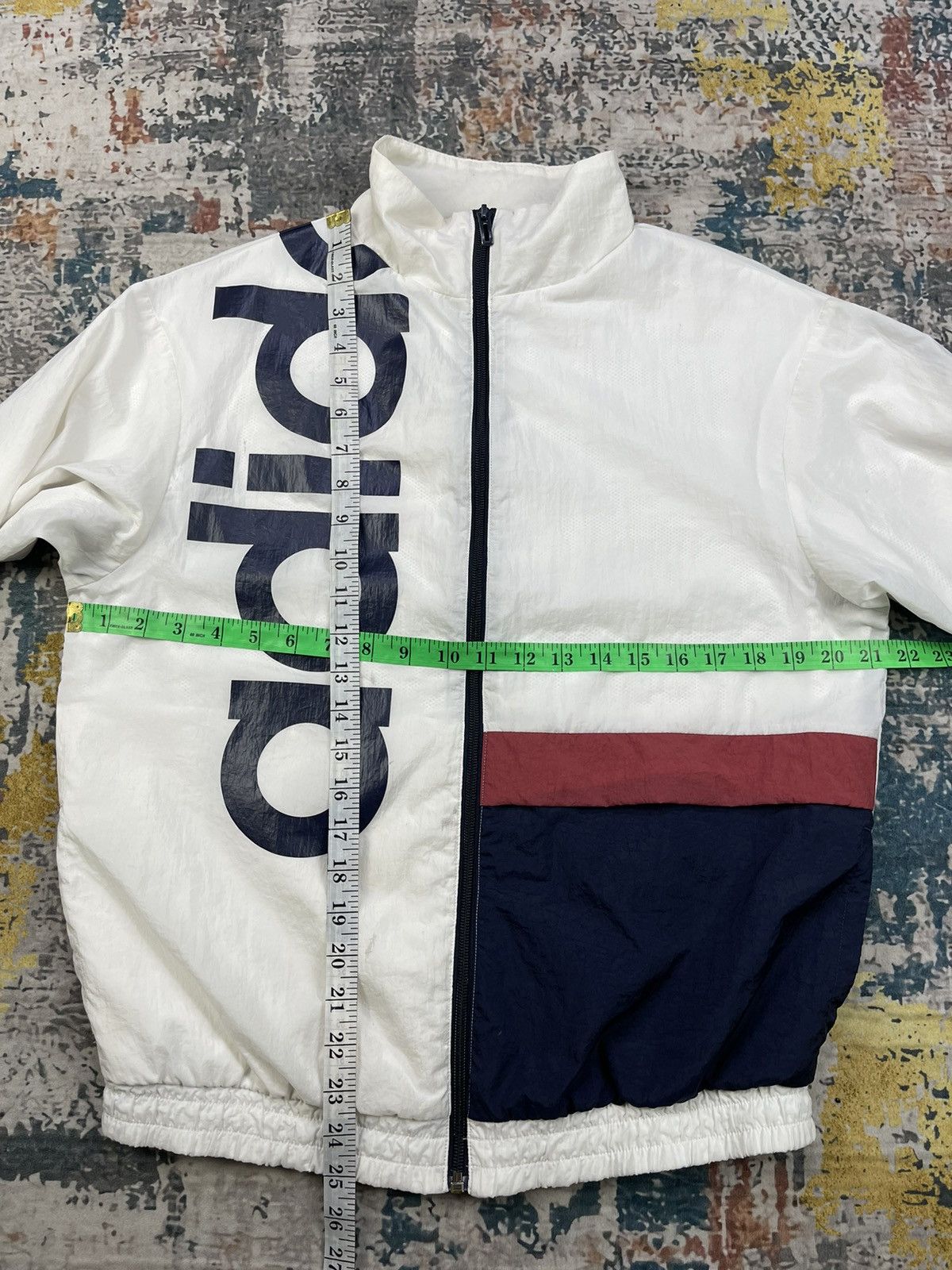 Adidas Vintage Y2k Adidas Spell Out Nylon Jackets Size US XS / EU 42 / 0 - 12 Thumbnail