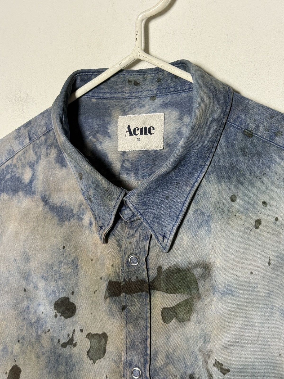 Acne Studios Acne Studios Trashed Western Shirt Size US L / EU 52-54 / 3 - 4 Thumbnail