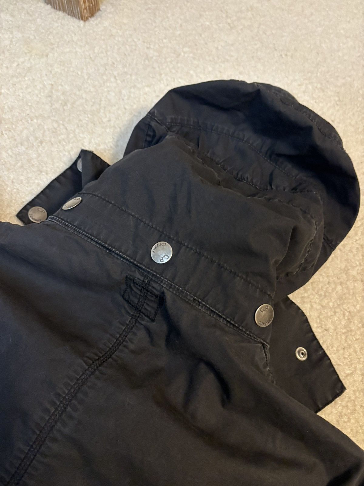 C.P. Company CP Company Baruffaldi Hooded Goggle Jacket Black Grey Size US S / EU 44-46 / 1 - 10 Thumbnail