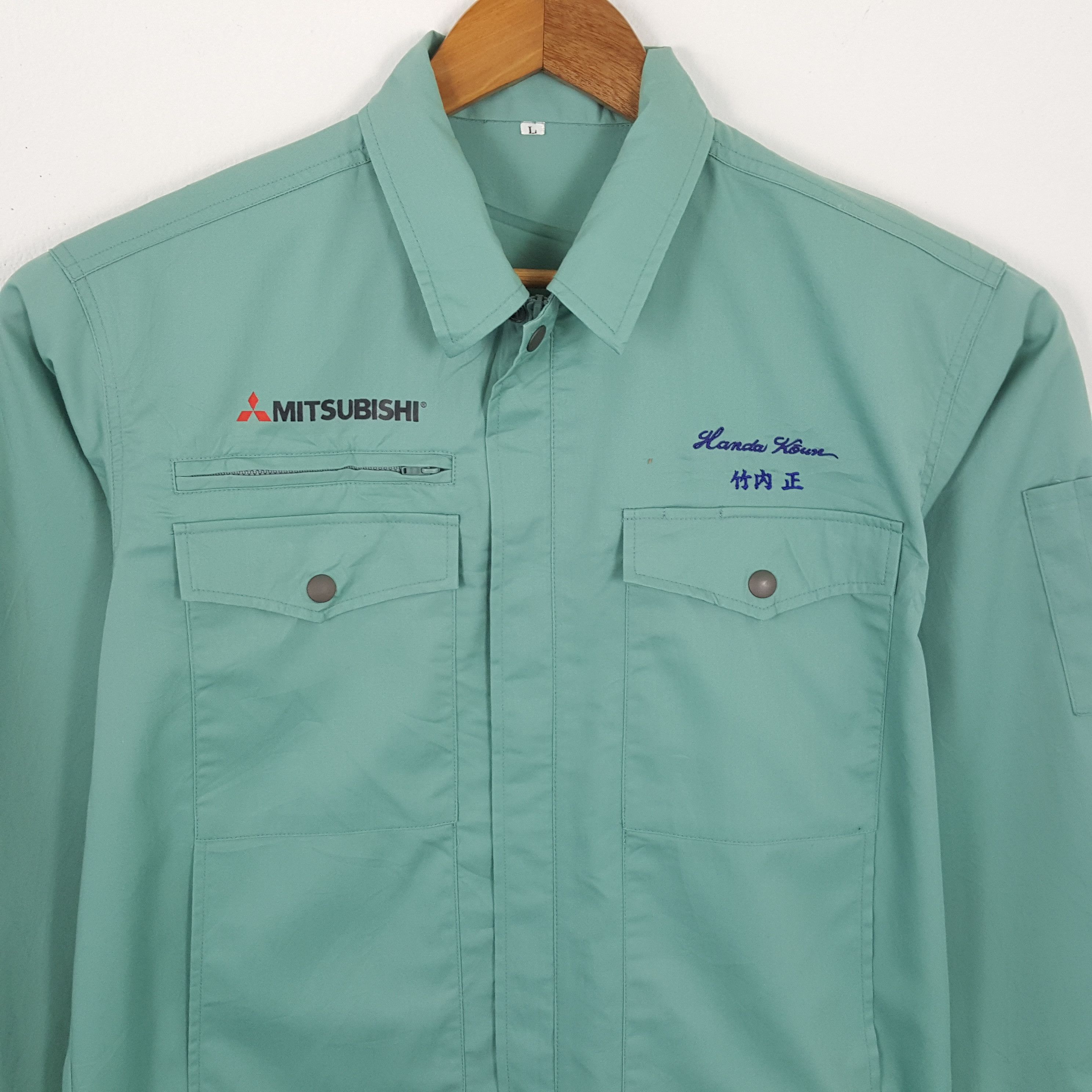 Japanese Brand × Vintage Vintage MITSUBISHI RALLI ART Japanese Racing Custom Jacket Size US M / EU 48-50 / 2 - 4 Thumbnail