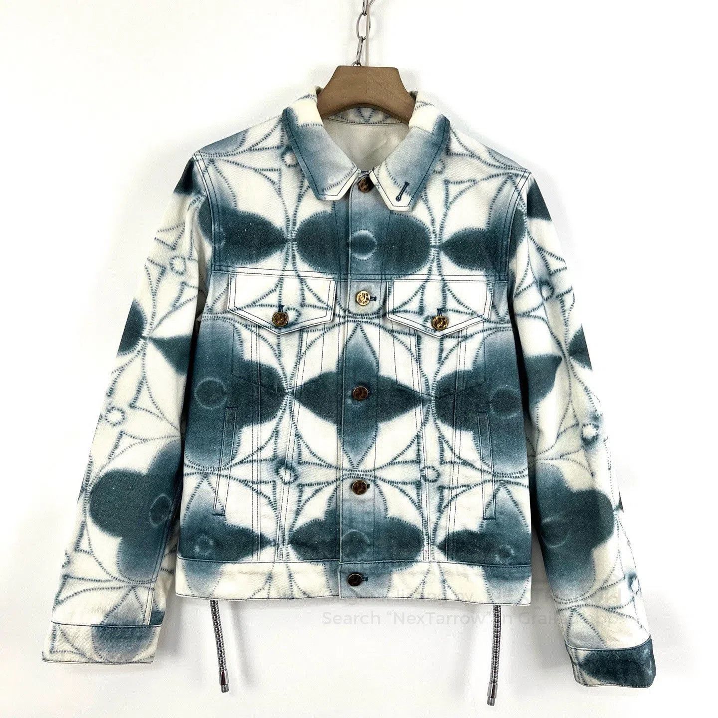 Louis Vuitton LV Tie-Dye Print Denim Jacket. Size US S / EU 44-46 / 1 - 1 Thumbnail