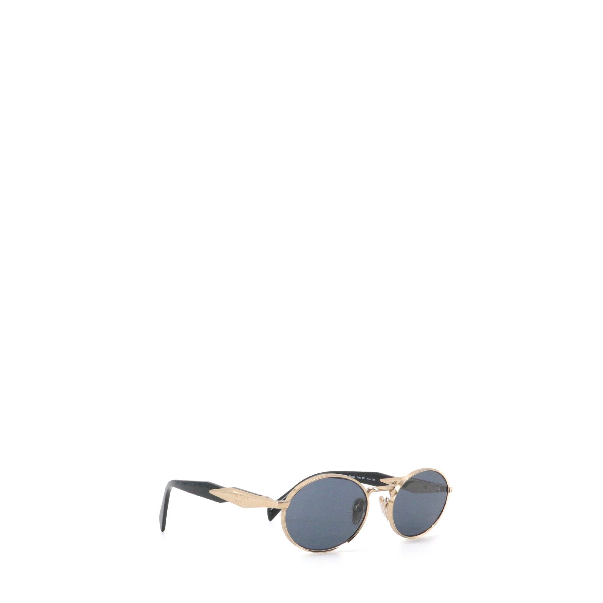 Prada PRADA - Prada 65Z sunglasses in gold metal Size ONE SIZE - 1 Thumbnail