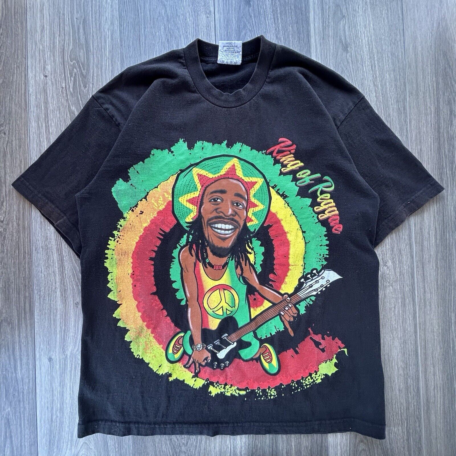 Vintage Vintage Bob Marley King Of Reggae Shirt Wailers USA Made Size US L / EU 52-54 / 3 - 1 Thumbnail