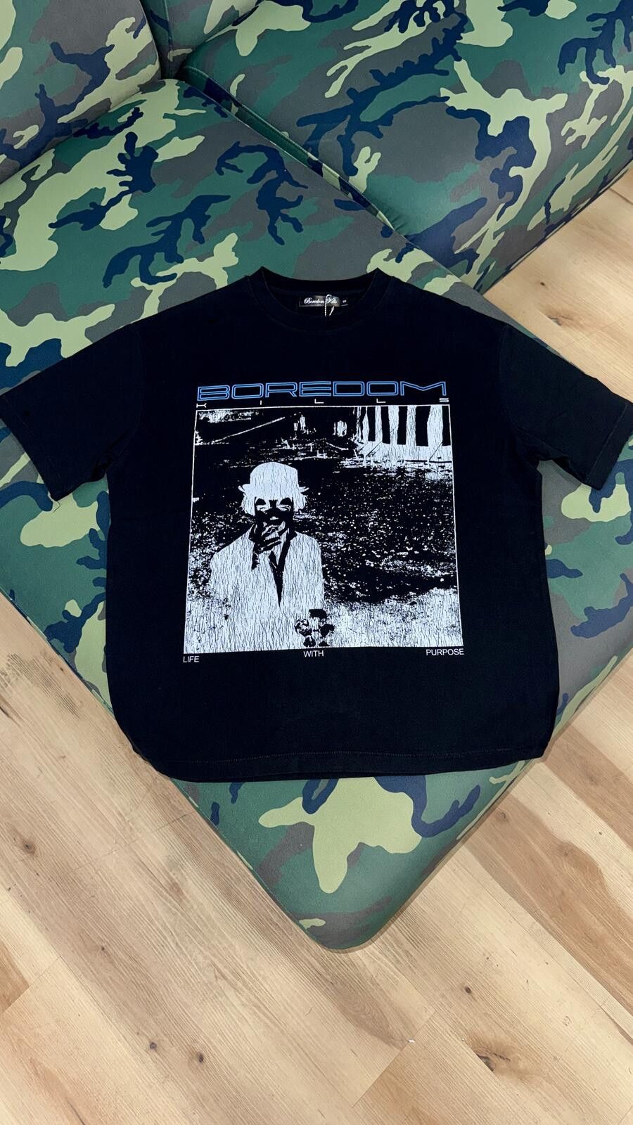 Other Boredom Kills Black Purpose Tee Size US XL / EU 56 / 4 - 1 Thumbnail
