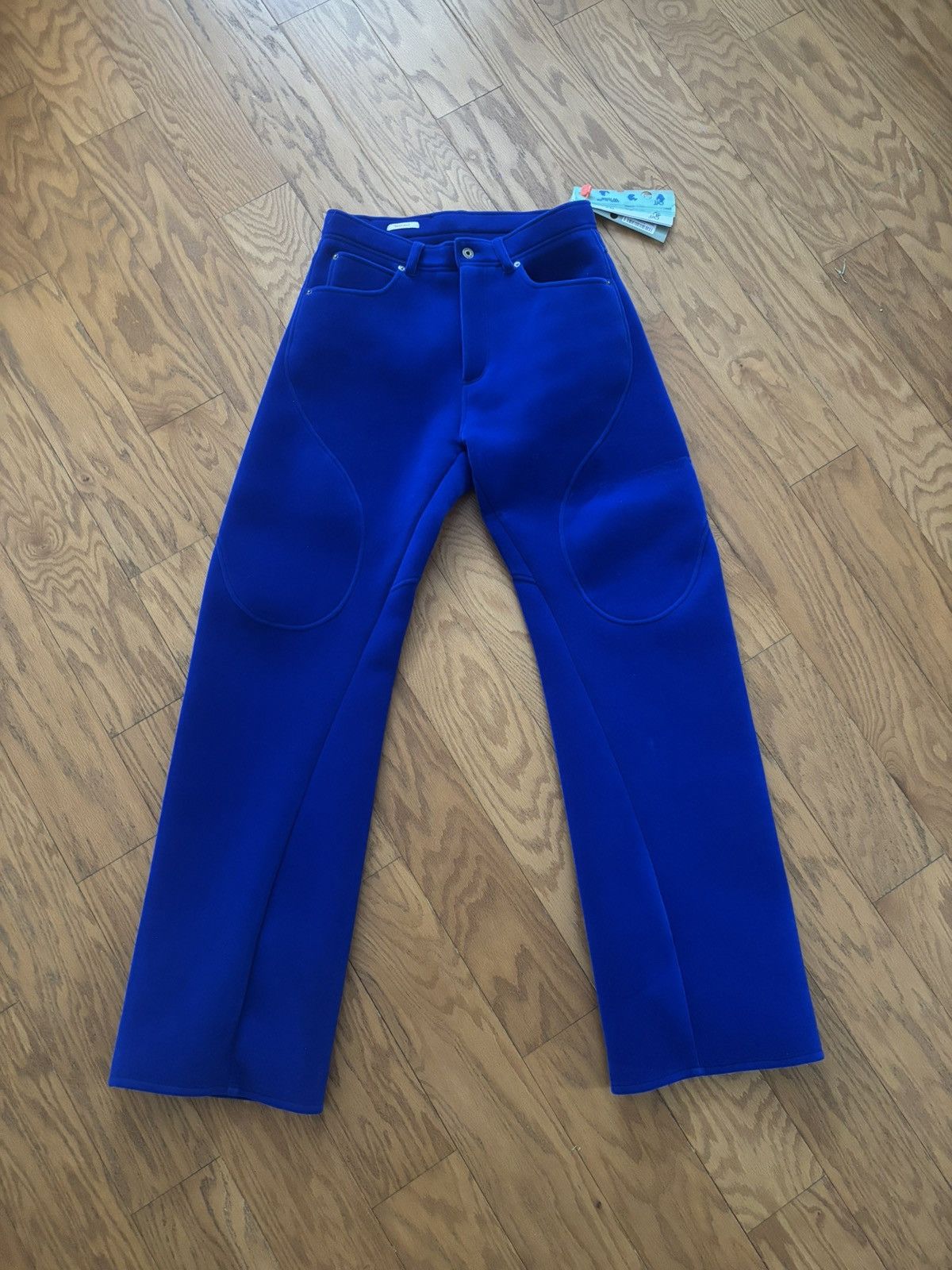 Off-White OffWhite Electric Blue Wide Trousers Size US 32 / EU 48 - 1 Thumbnail