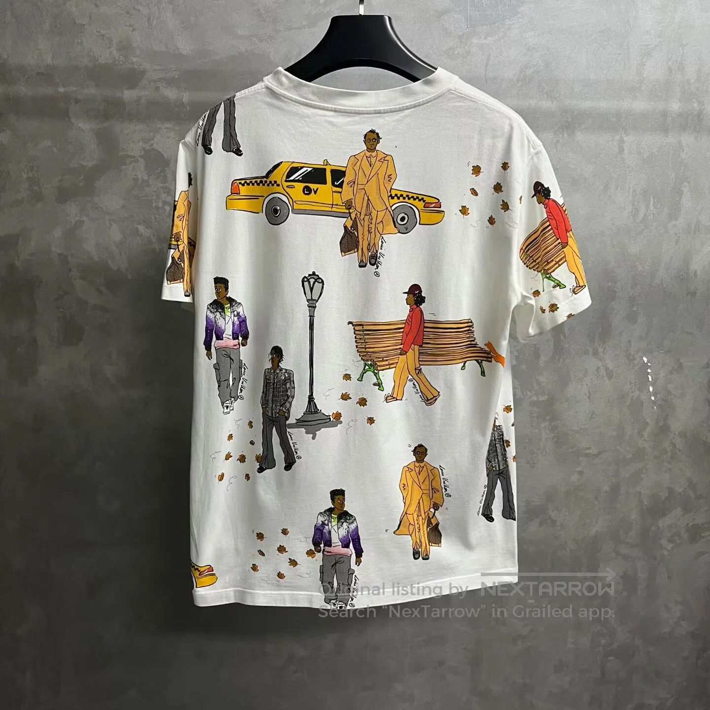 Louis Vuitton Louis Vuitton Short-sleeved T-shirt with a character desig Size US L / EU 52-54 / 3 - 4 Thumbnail