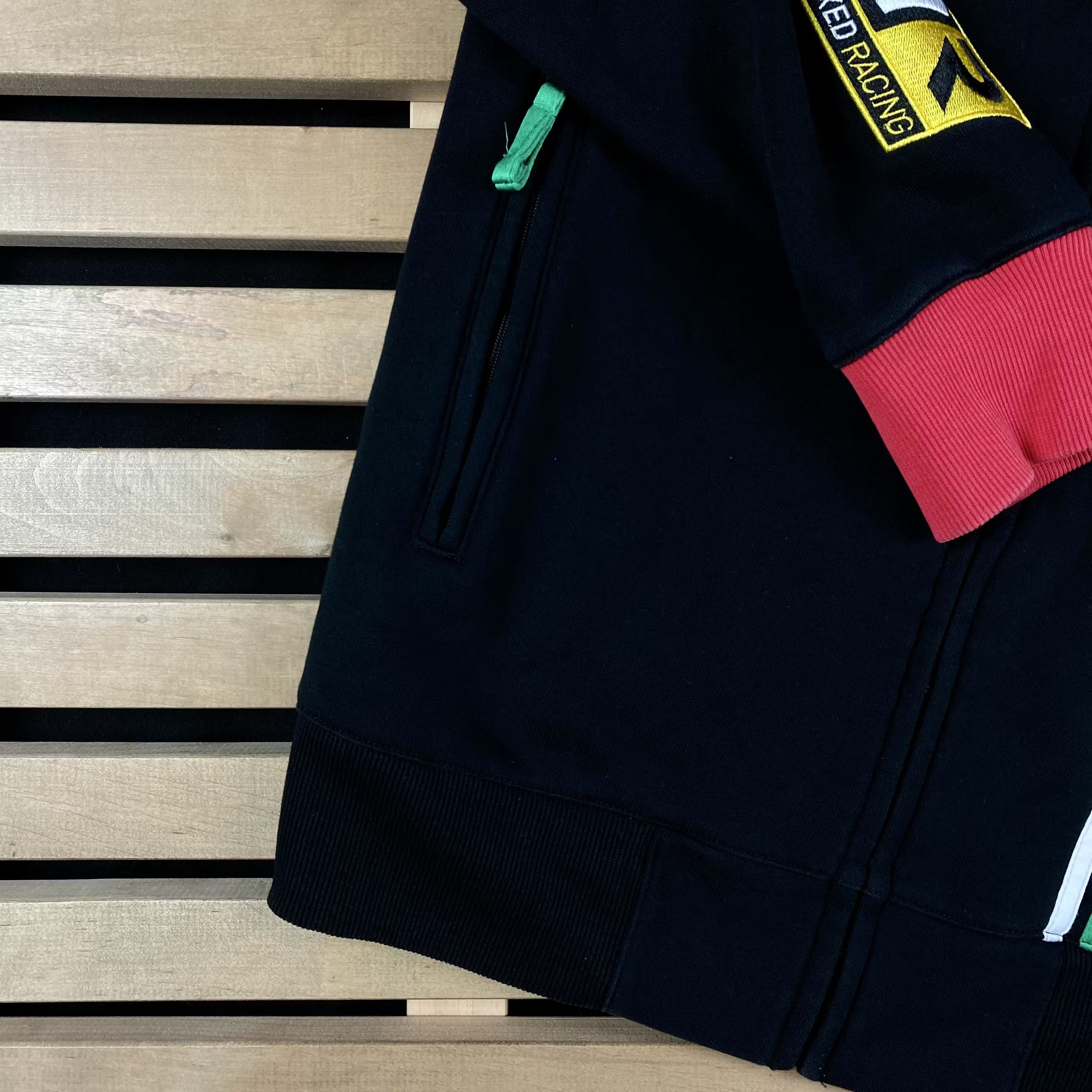 Vintage Mens Fleece Bomber Jacket Power Maxed Racing Motul Size XL Size US XL / EU 56 / 4 - 3 Thumbnail