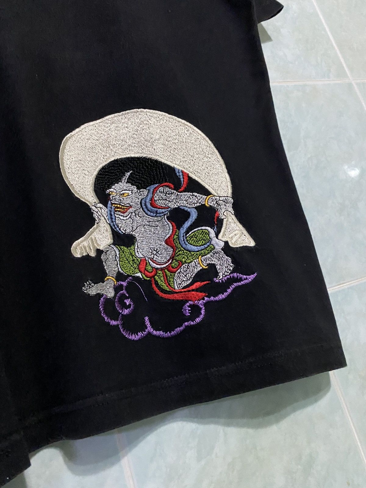 Demon × Japanese Brand Attitude Japan Embroidery Sukajan Art Demon Tee Size US L / EU 52-54 / 3 - 7 Thumbnail