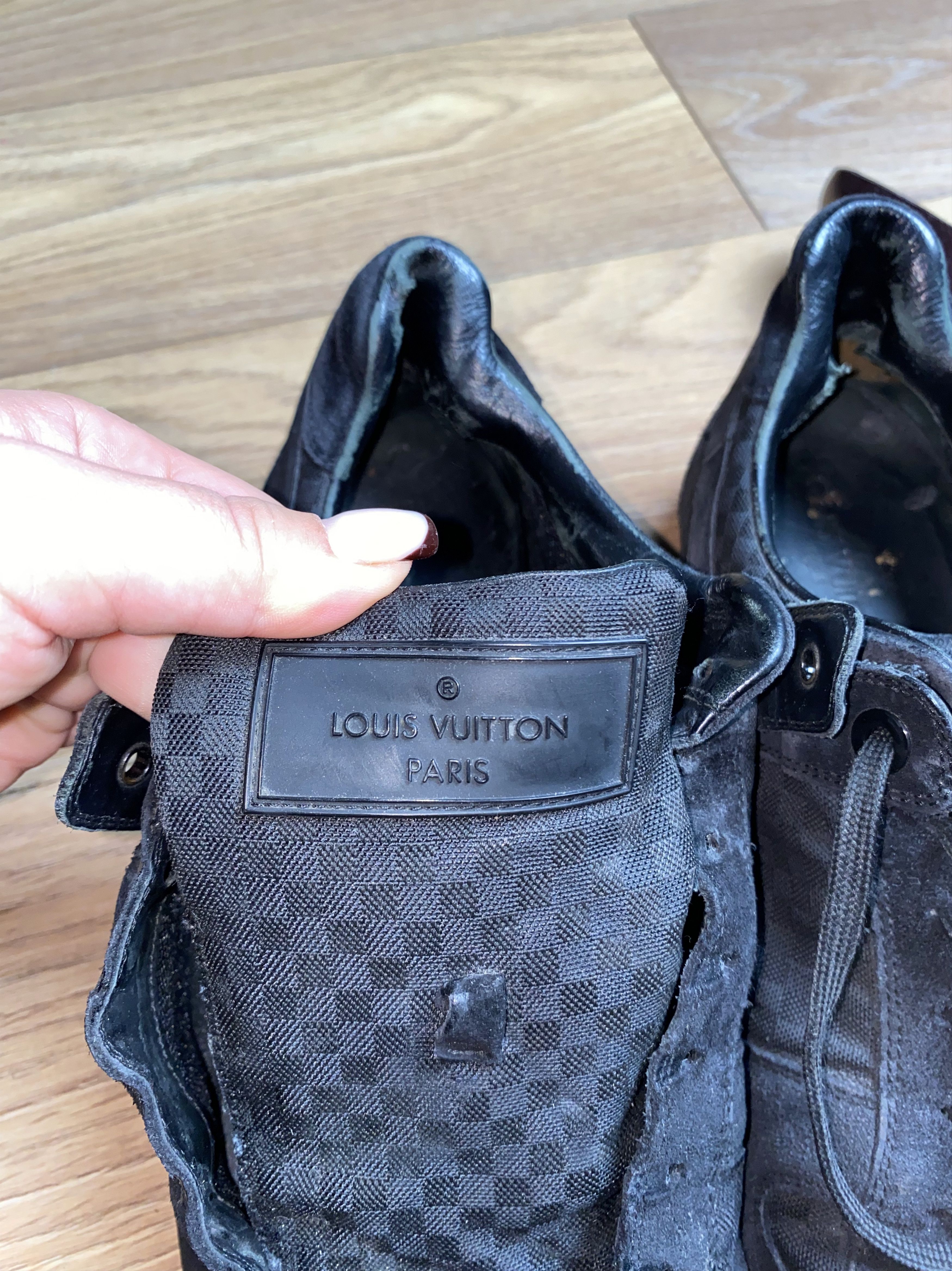 Louis Vuitton Louis Vuitton vintage checkered big logo sneakers Size US 7.5 / EU 40-41 - 9 Thumbnail