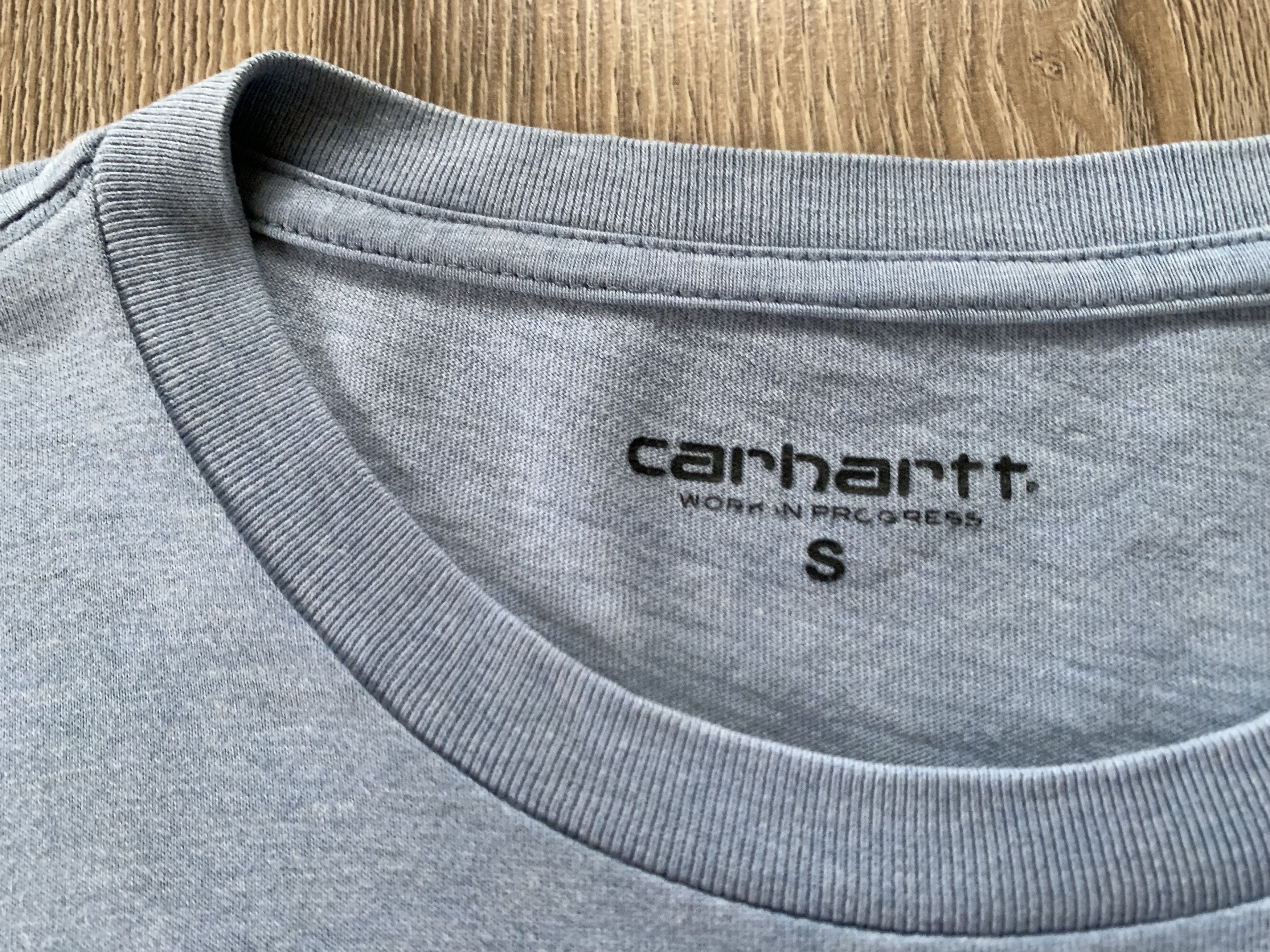 Carhartt × Vintage Vintage Carhartt Light Blue Pocket T-Shirt Size US S / EU 44-46 / 1 - 7 Thumbnail
