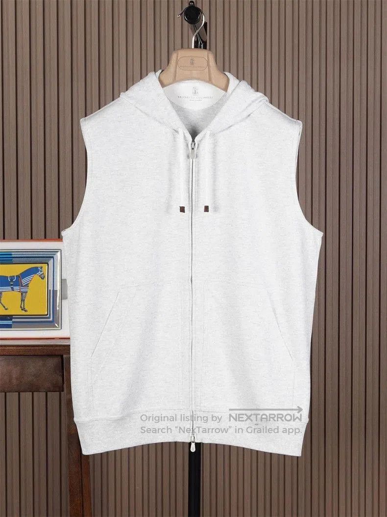 Brunello Cucinelli Hooded Vest.